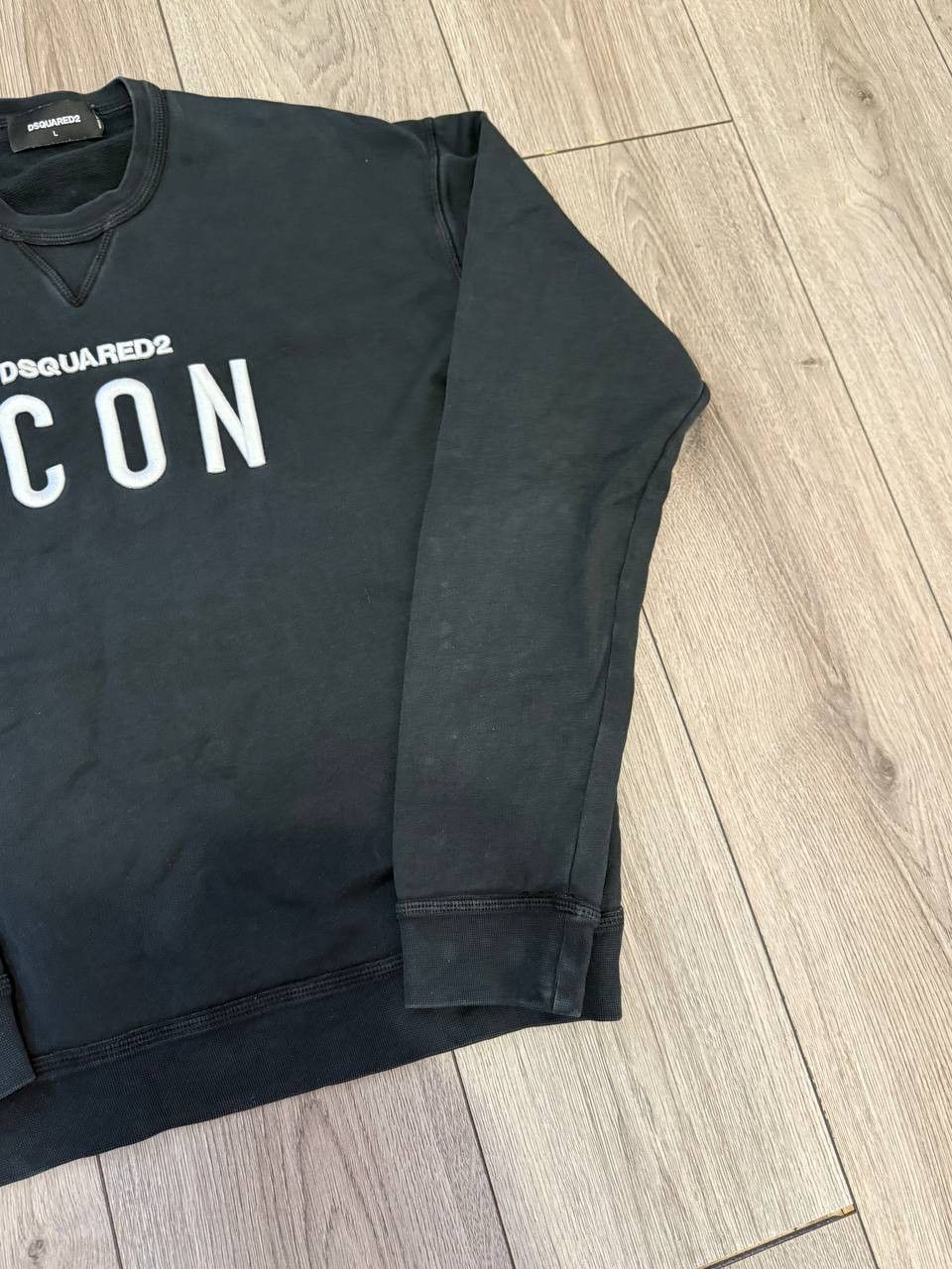 Dsquared2 Dsquared 2 Icon big embroidered logo black sweatshirt Size L Size US L / EU 52-54 / 3 - 5 Thumbnail