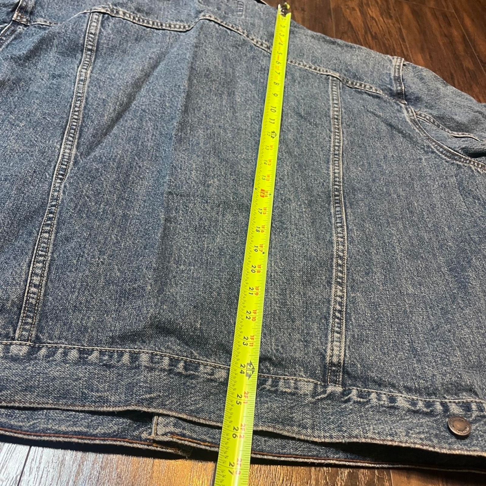 Levi's Vintage Levis Stratus Signature Denim Trucker Jacket Size US XXL / EU 58 / 5 - 5 Thumbnail