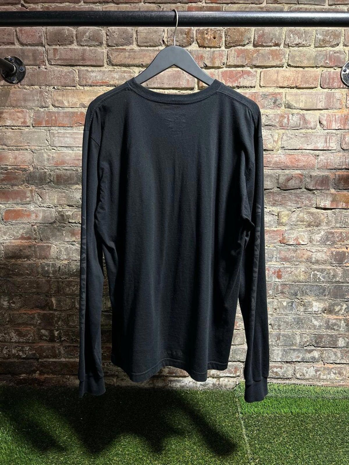 Chrome Hearts Chrome Hearts Neck Script L/S Black Sz. XL Size ONE SIZE - 2 Thumbnail