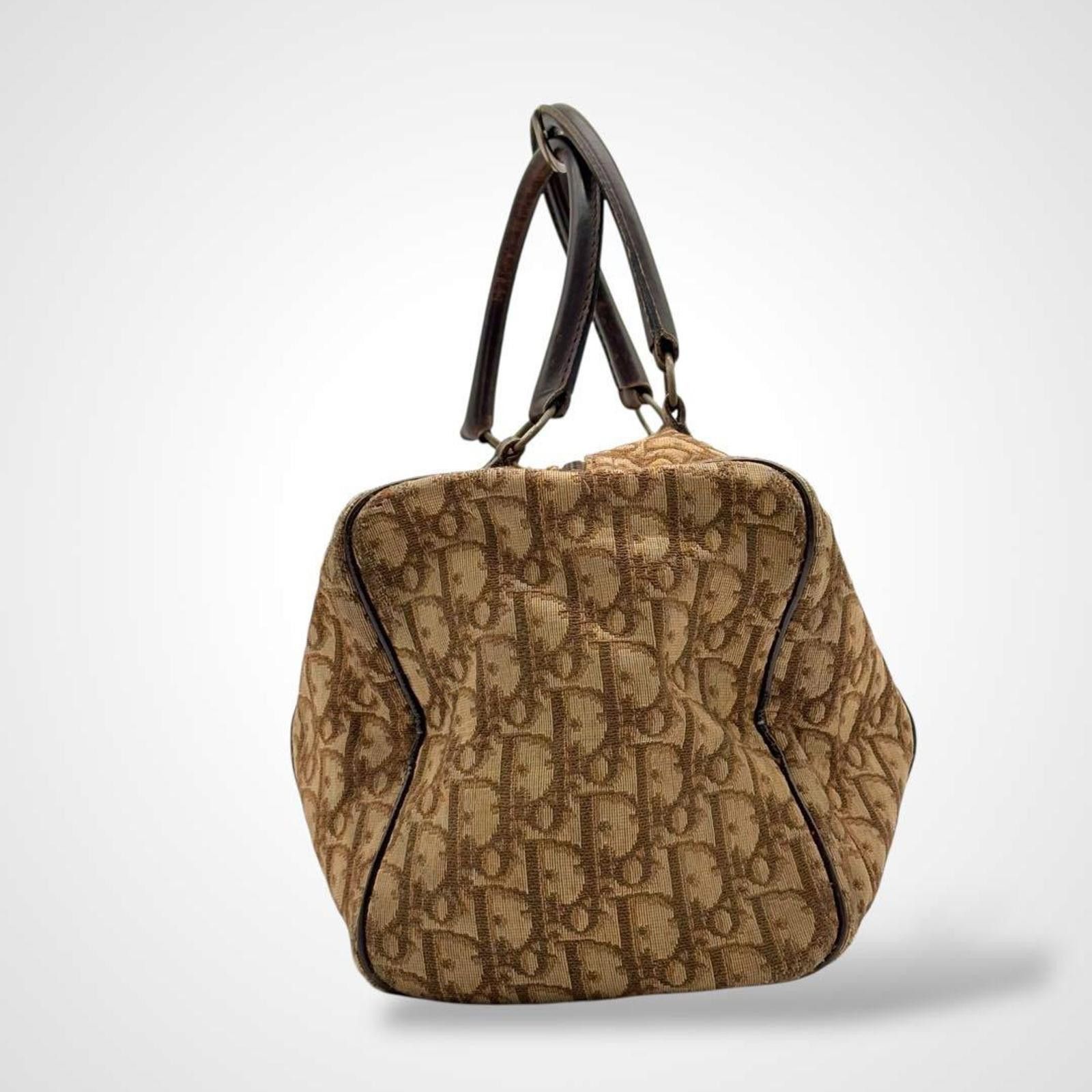 Dior Dior - Vintage Monogram Canvas Tote Bag Size ONE SIZE - 4 Thumbnail