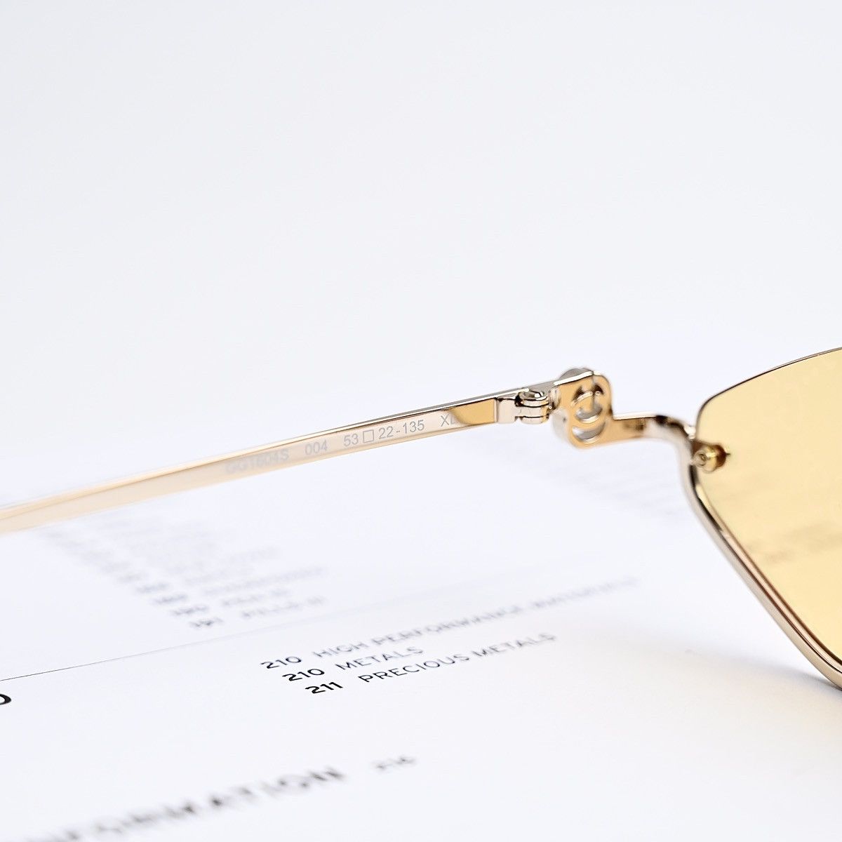 Gucci GUCCI GG1604S SUNGLASSES Size ONE SIZE - 8 Thumbnail