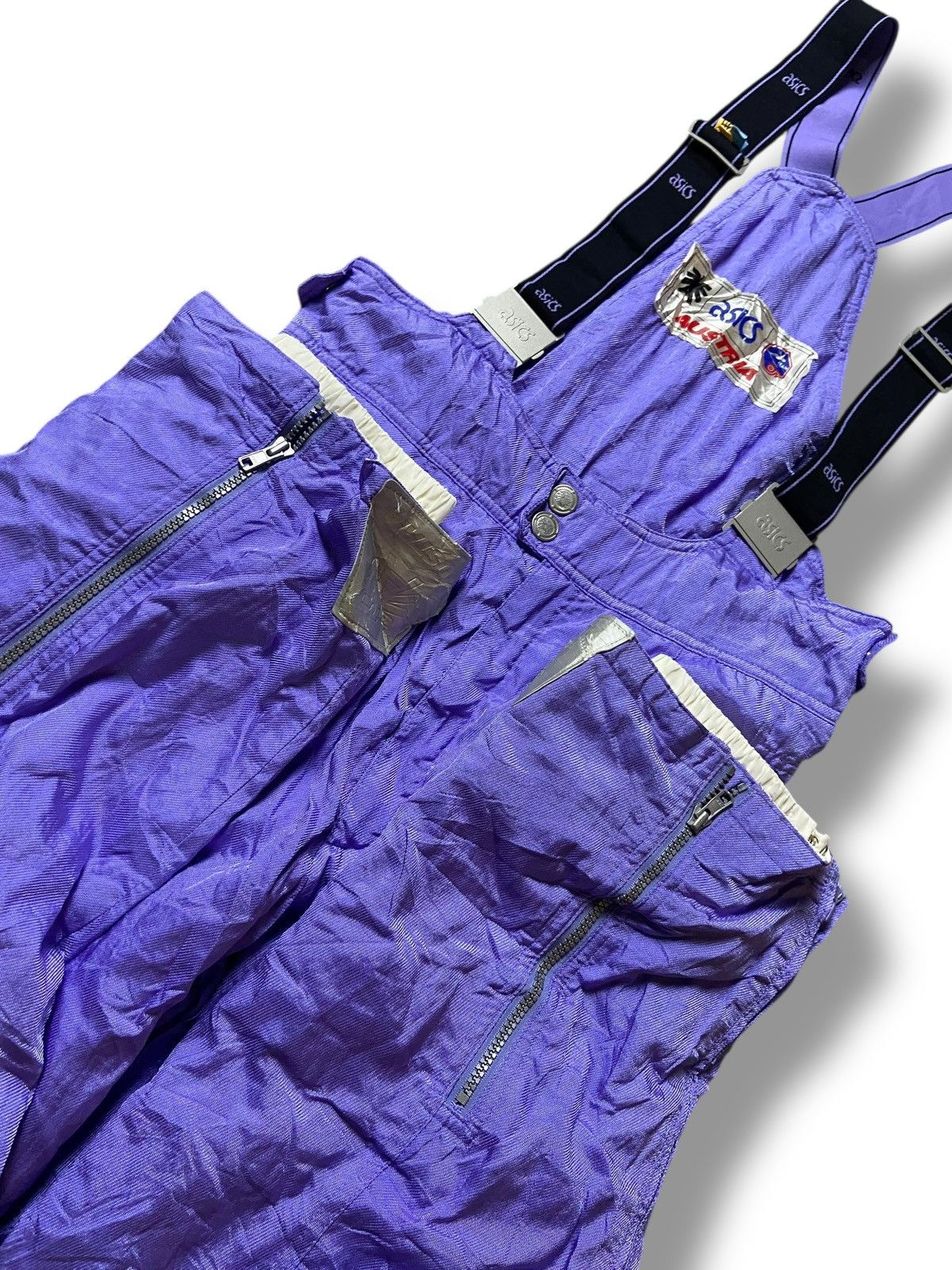 Asics × Japanese Brand × Vintage Vintage ASICS Ski Racing Overalls (127) Size US 31 - 3 Thumbnail