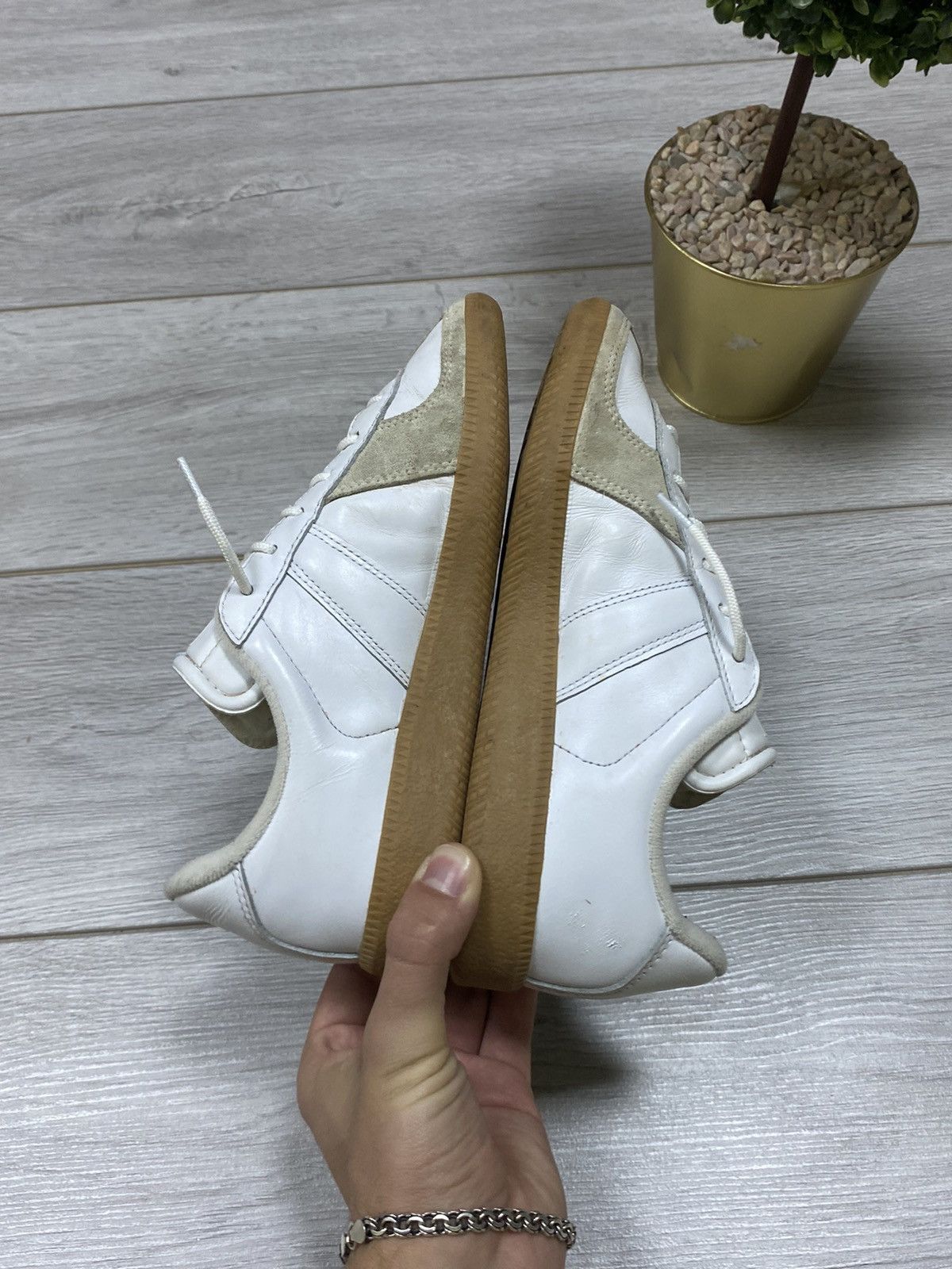 Vintage GAT x Adidas BW-sport 220 Margiela style leather sneakers Size US 5 / IT 35 - 6 Thumbnail