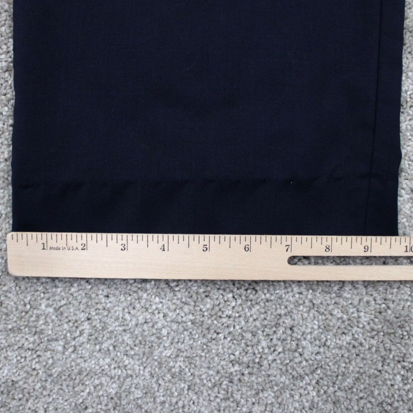 Banana Republic Banana Republic Mens Dress Pants Blue 40x30 Slim Fit Wool 120s Pattern Solid Straight Front Mens Size US 40 / EU 56 - 5 Thumbnail