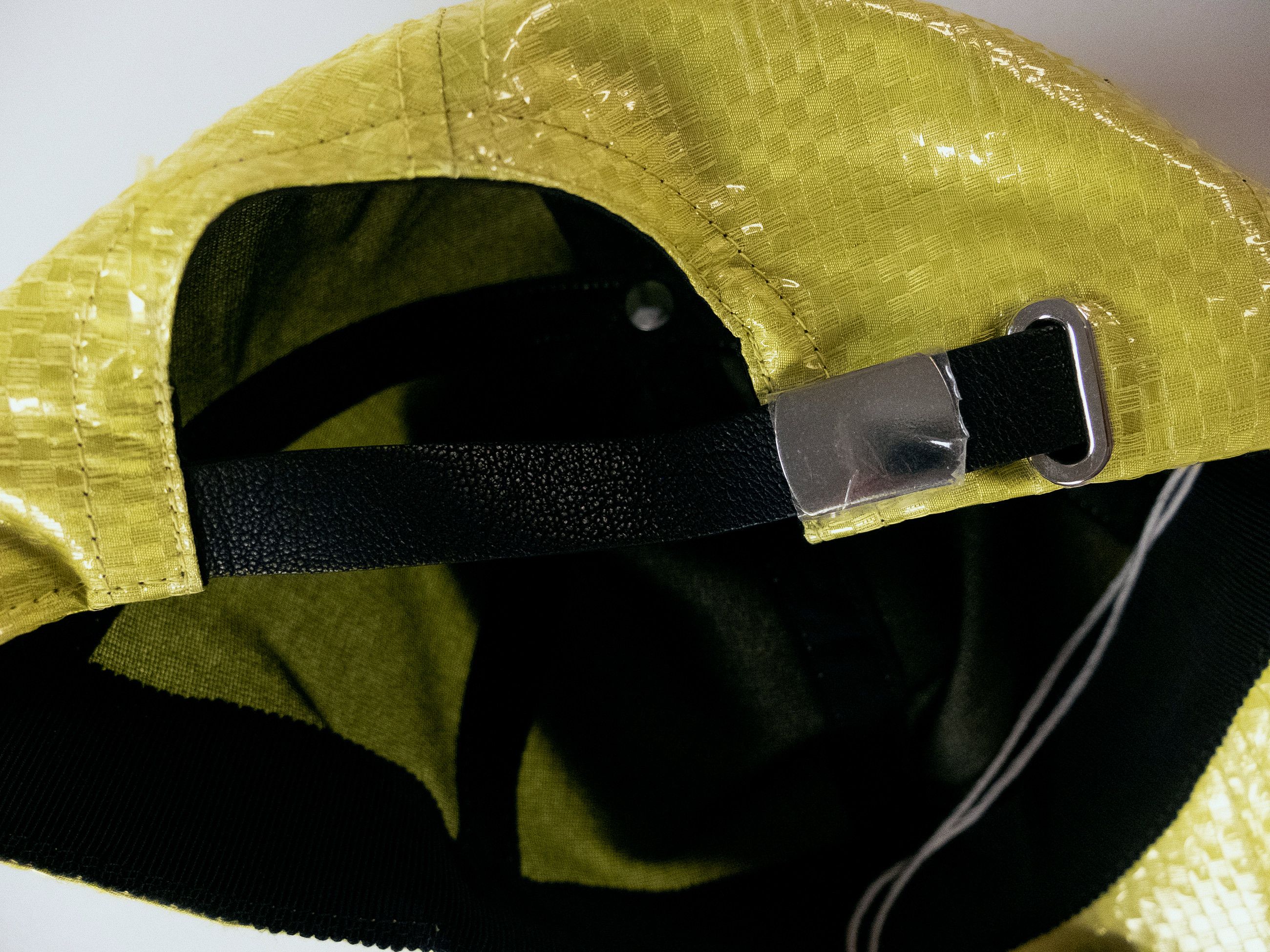 Alexander McQueen ALEXANDER MCQUEEN yellow Tarpaulin silk baseball cap Medium Size ONE SIZE - 6 Thumbnail