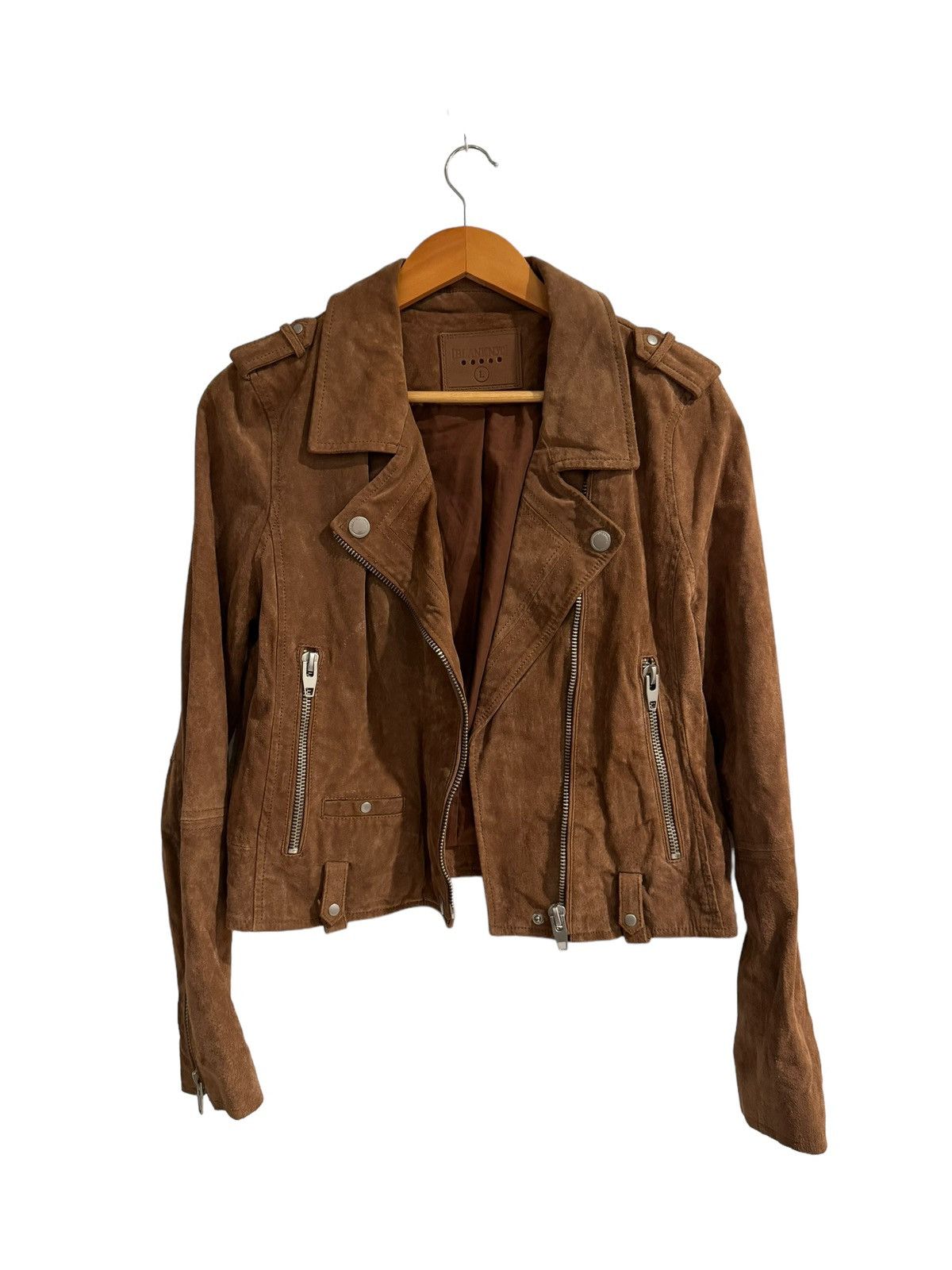 BLANK Cropped BDU Jacket in Navy Nyco Sateen main image 0