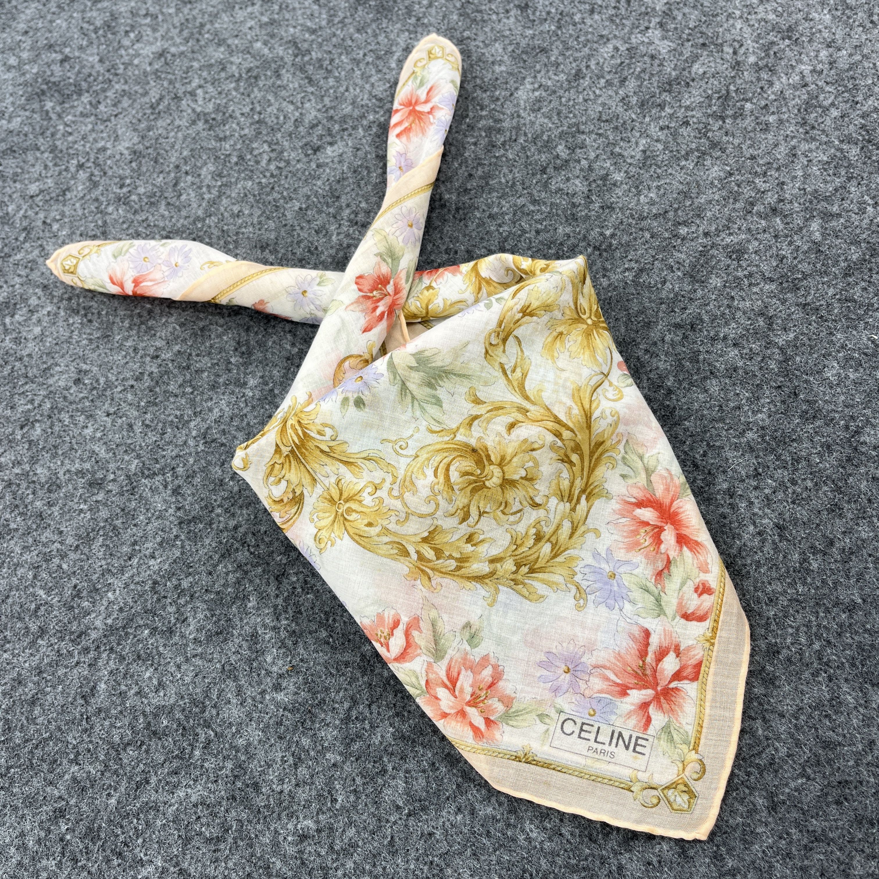 Celine Celine Handkerchief / Bandana / Neckerchief B598 Size ONE SIZE - 9 Thumbnail
