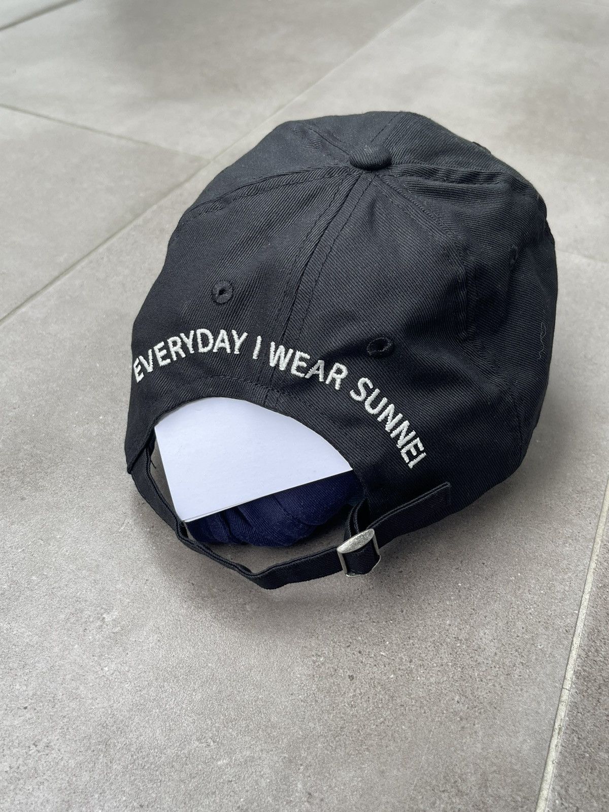 Sunnei !DS! SS23 Sunnei Black Baseball Hat Eiws Cap Size ONE SIZE - 7 Thumbnail