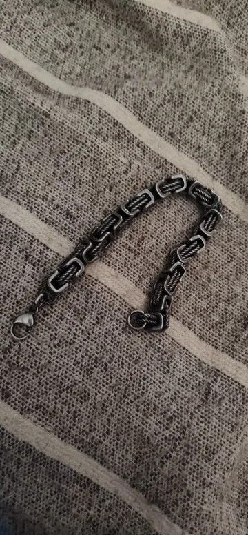 Other Geometric Byzantine Link Chain Bracelet Punk Gift For Him Size ONE SIZE - 3 Thumbnail
