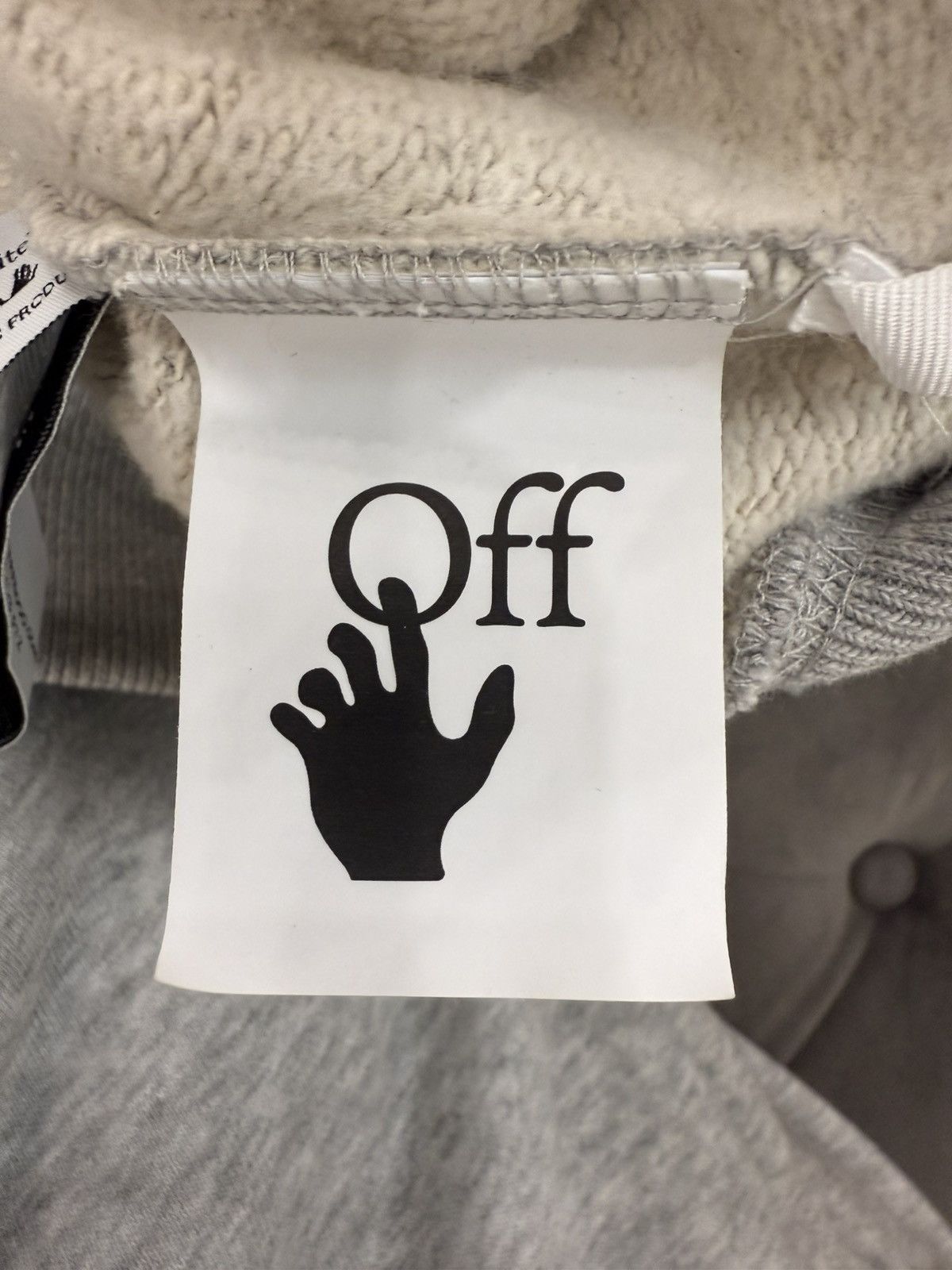 Off-White Off-White Grey Hoodie Size US XL / EU 56 / 4 - 9 Thumbnail