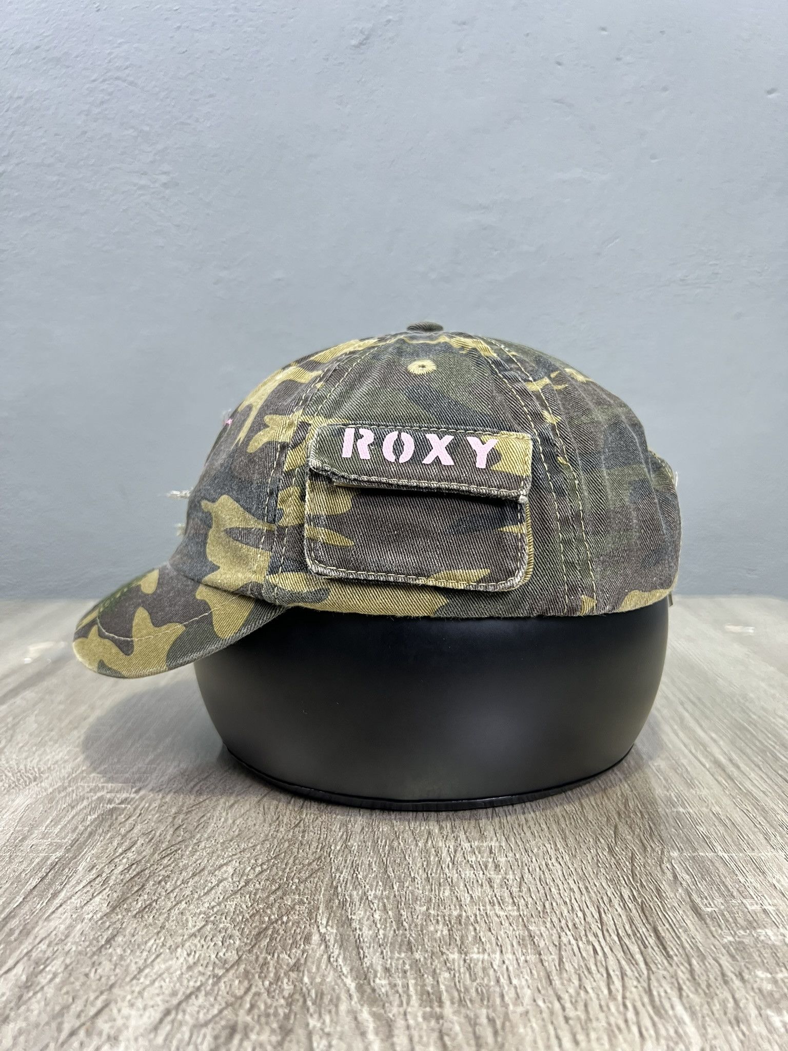 Quicksilver × Quiksilver Roxy Camo Ball Cap With Pockets #4 Size ONE SIZE - 4 Thumbnail