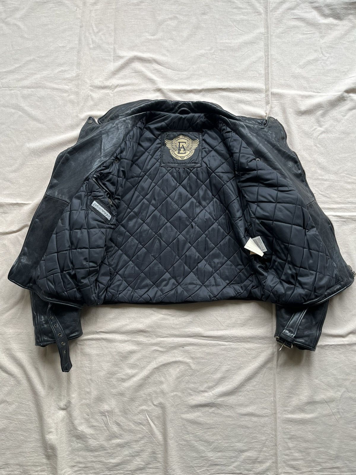 Emporio Armani Emporio Armani 80s 90s Leather Biker Jacket Size US M / EU 48-50 / 2 - 10 Thumbnail
