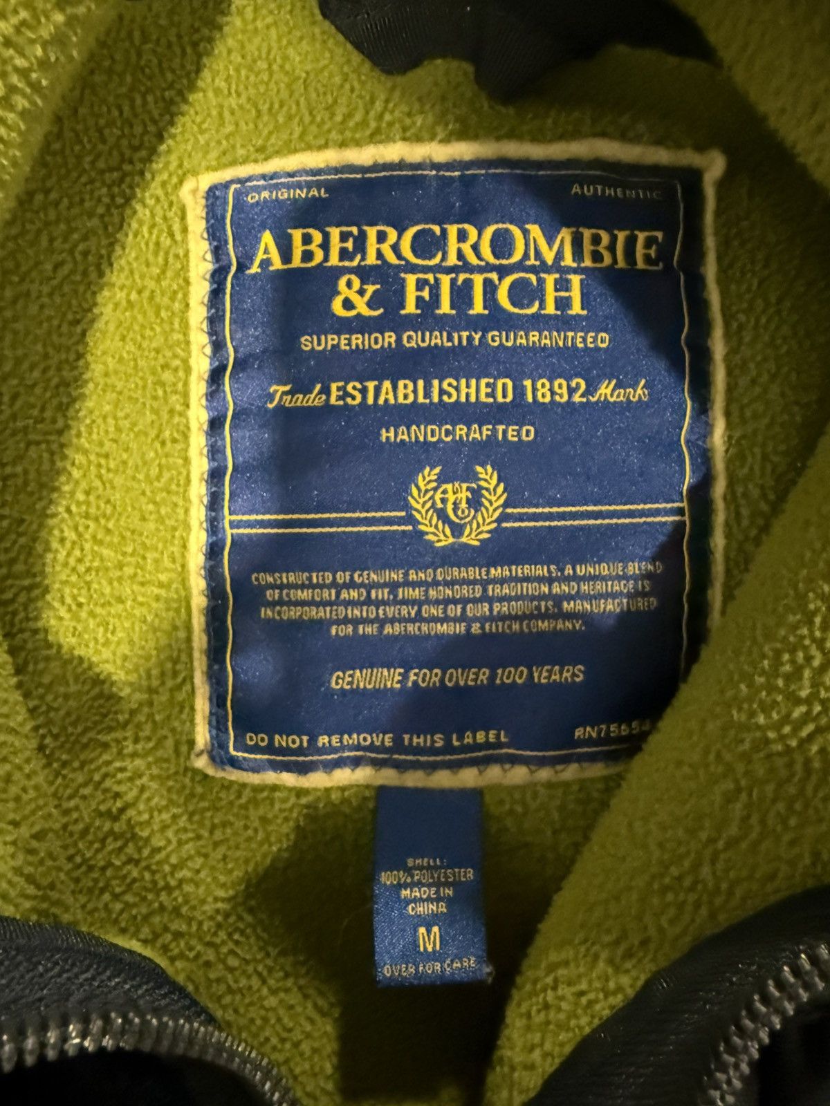 Abercrombie & Fitch × Vintage Vintage abercrombie & fitch fleece jacket Size US M / EU 48-50 / 2 - 2 Thumbnail