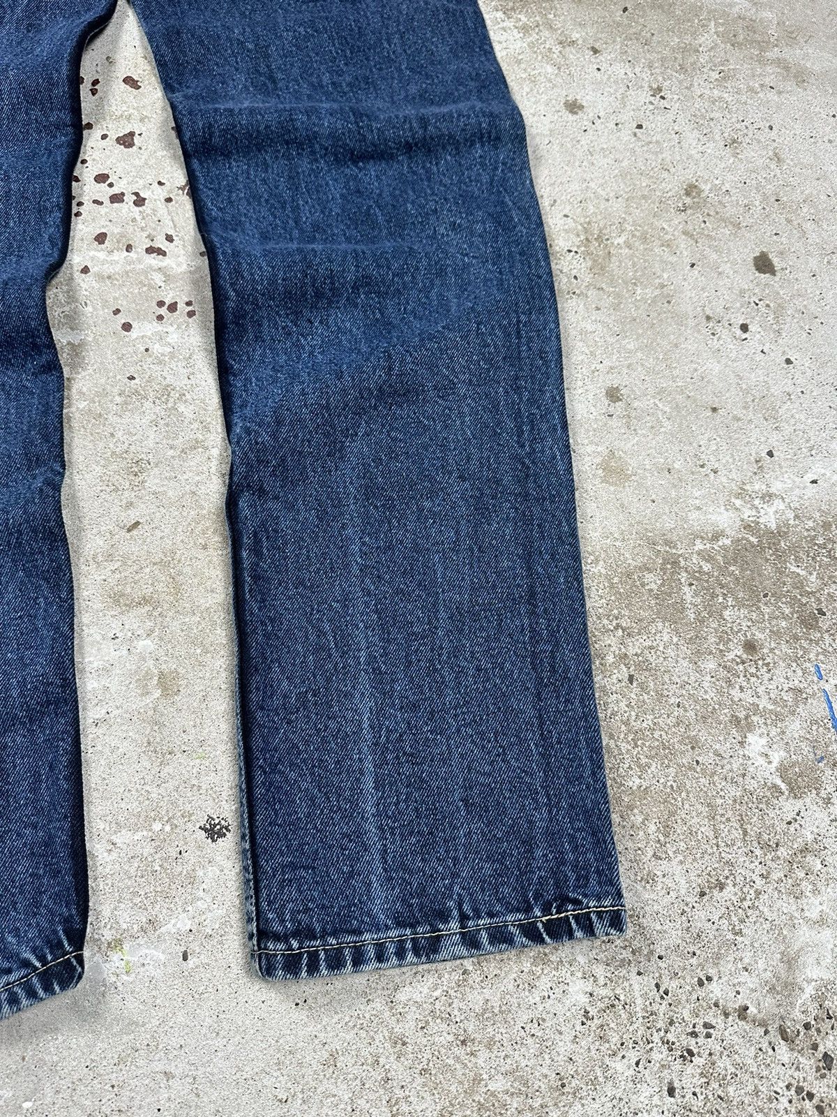 Levi's × Vintage Vintage 90s Levi’s 501 Washed Navy Denim Pants Jeans Size US 30 / EU 46 - 10 Thumbnail