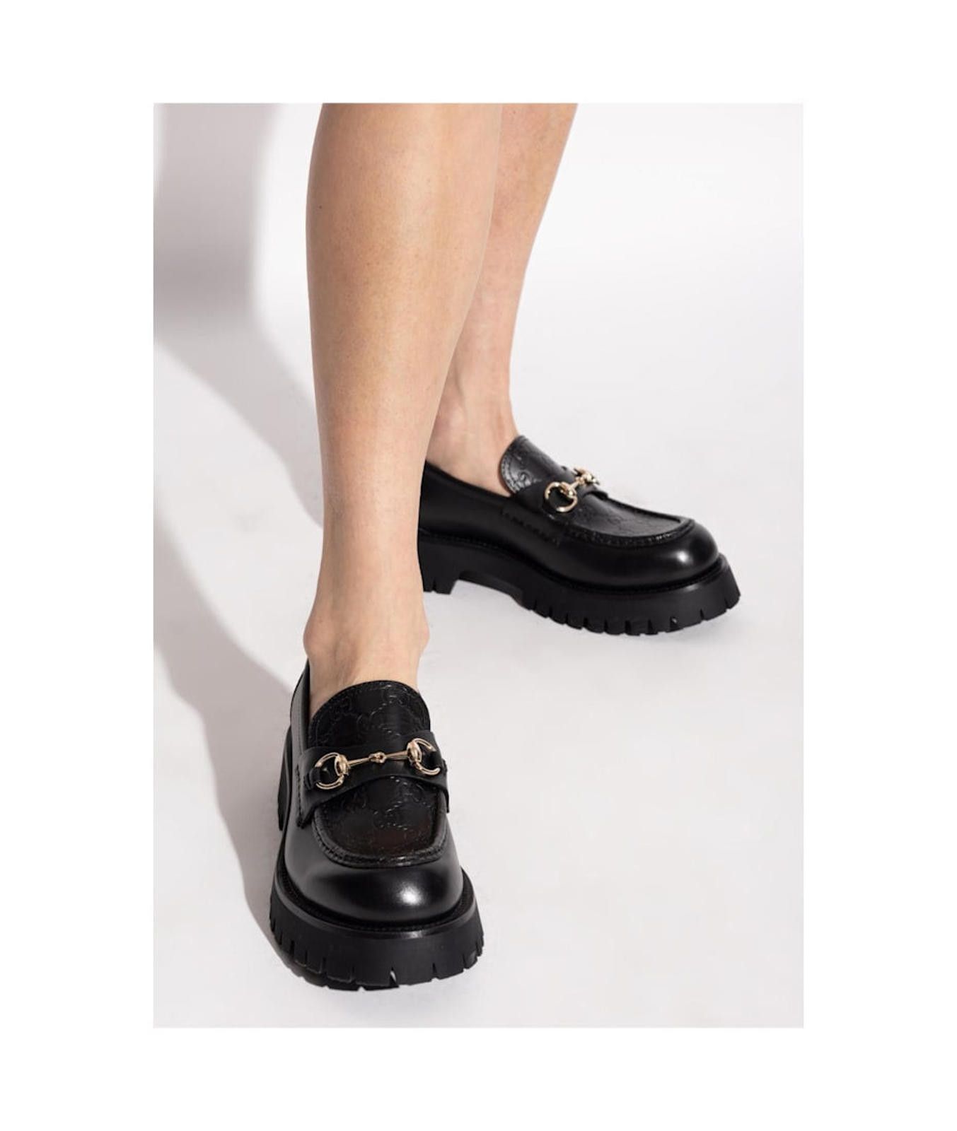 Gucci Gucci Horsebit GG Lug Sole Loafers Size US 5 / IT 35 - 3 Thumbnail