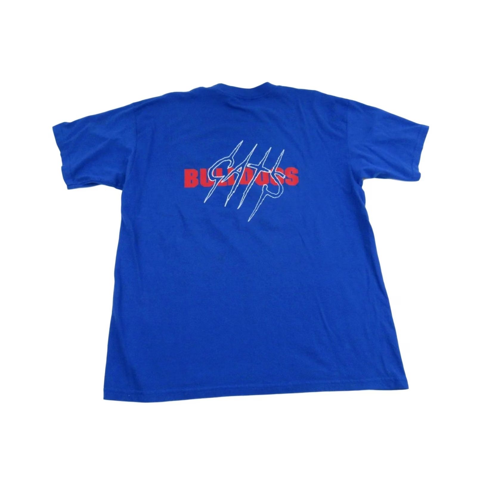 Gildan VINTAGE Bell Game Shirt XL Centen nial Bulldogs vs Central Wildcats Football Graphic Print 2001 Y2K Mens XL Blue Size US XL / EU 56 / 4 - 2 Thumbnail