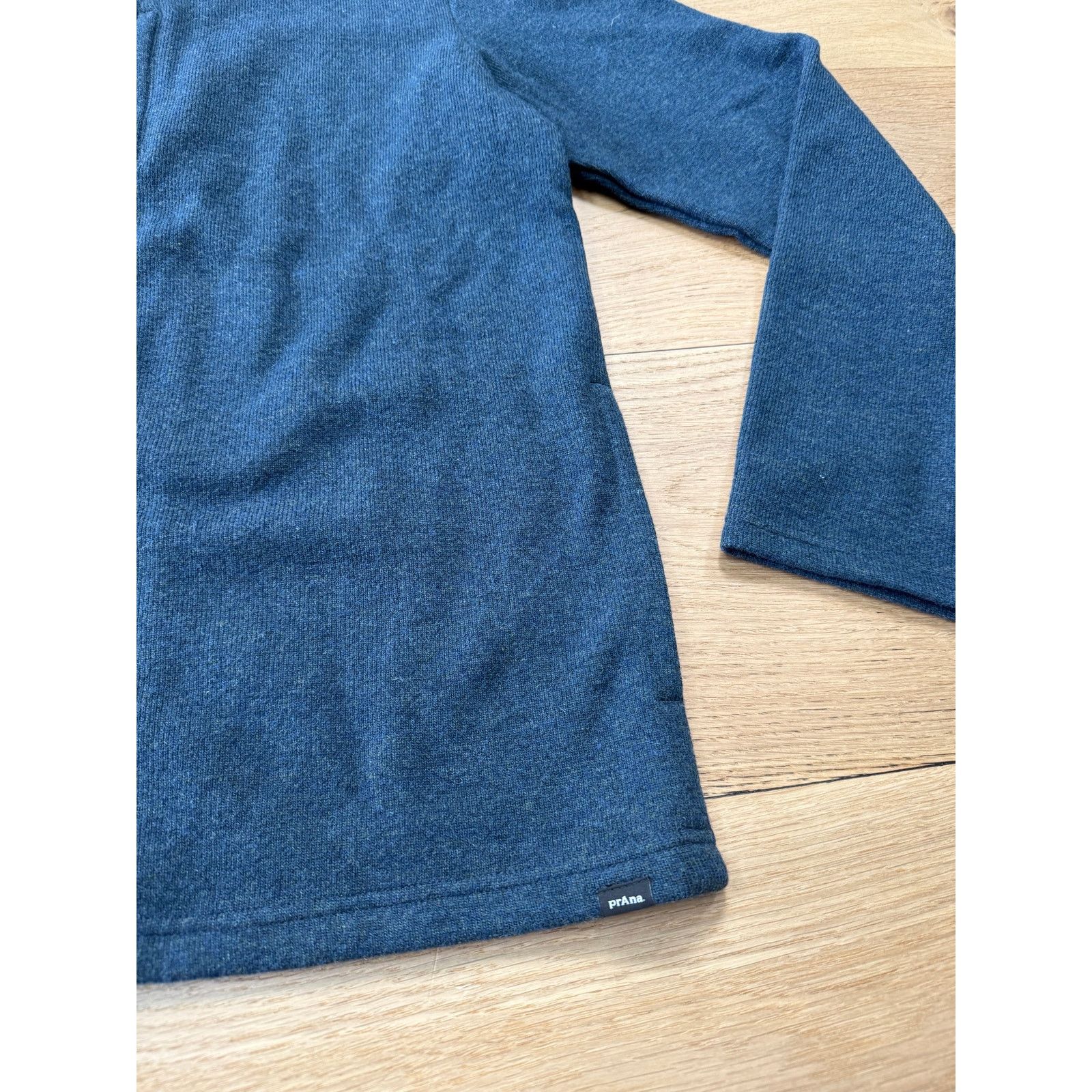 Prana NWT prAna Mens Route Trucker Full Zip Sweater Jacket Blue Size US L / EU 52-54 / 3 - 3 Thumbnail