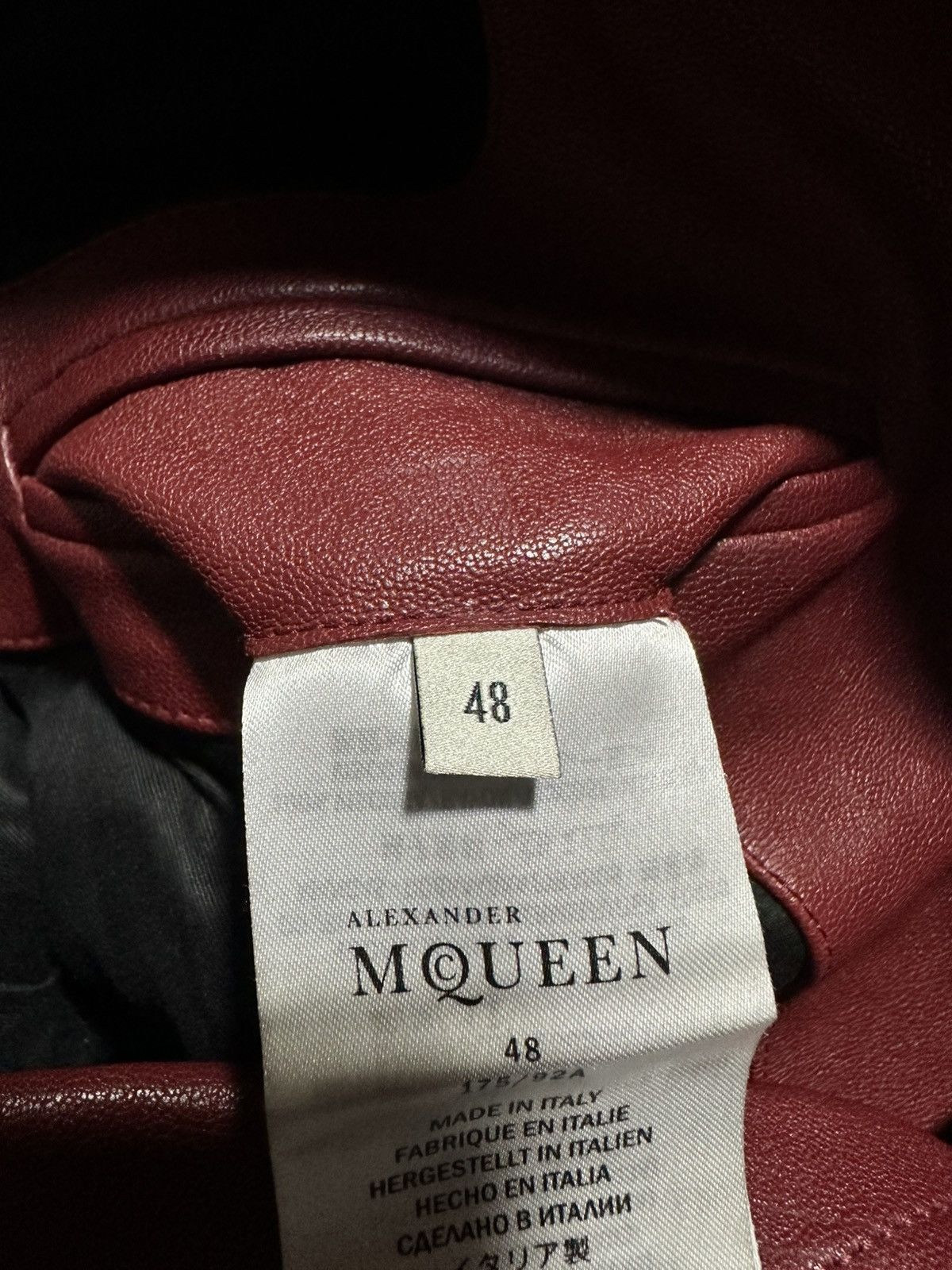 Alexander McQueen Alexan mcqueen leather blazer jacket Size 48L - 11 Thumbnail