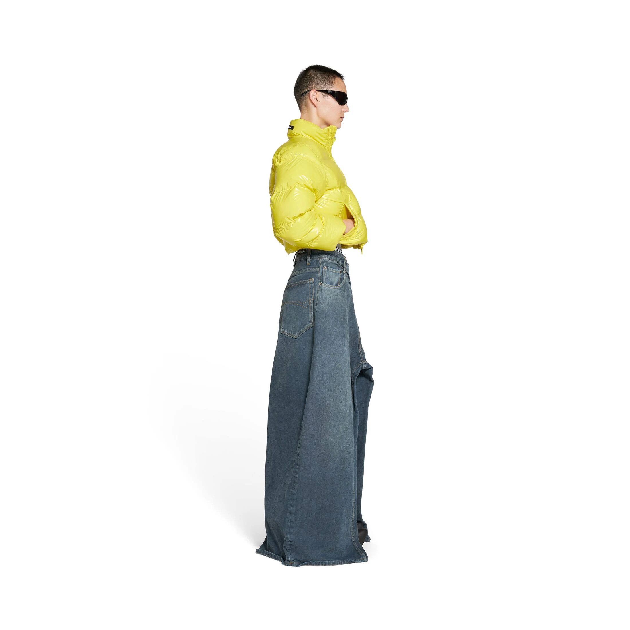 o1in1g1024 Shrunk Puffer Jacket in Yellow