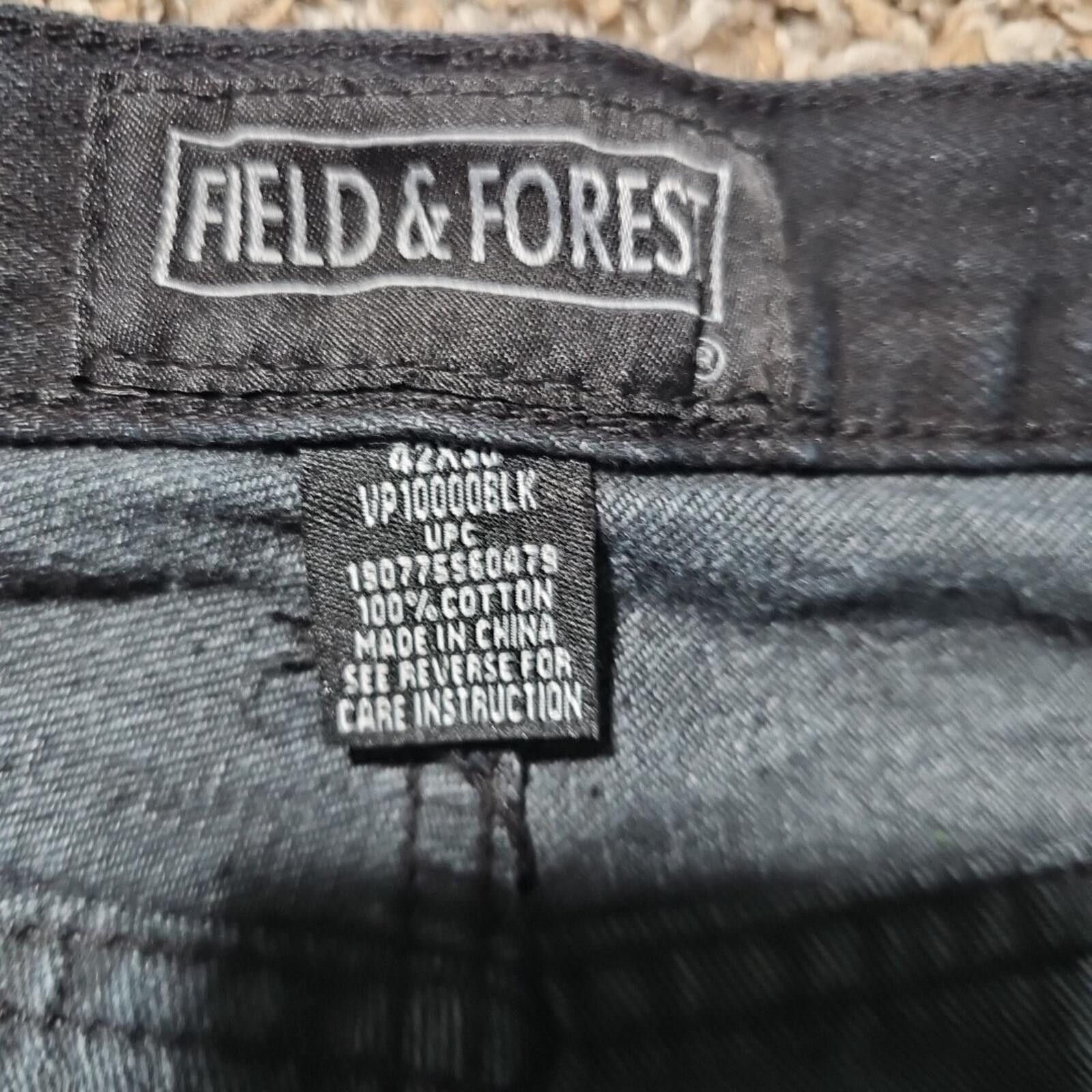Diesel Black Gold Field & Forest 42x30 Black Straight Jeans Size US 42 / EU 58 - 3 Thumbnail