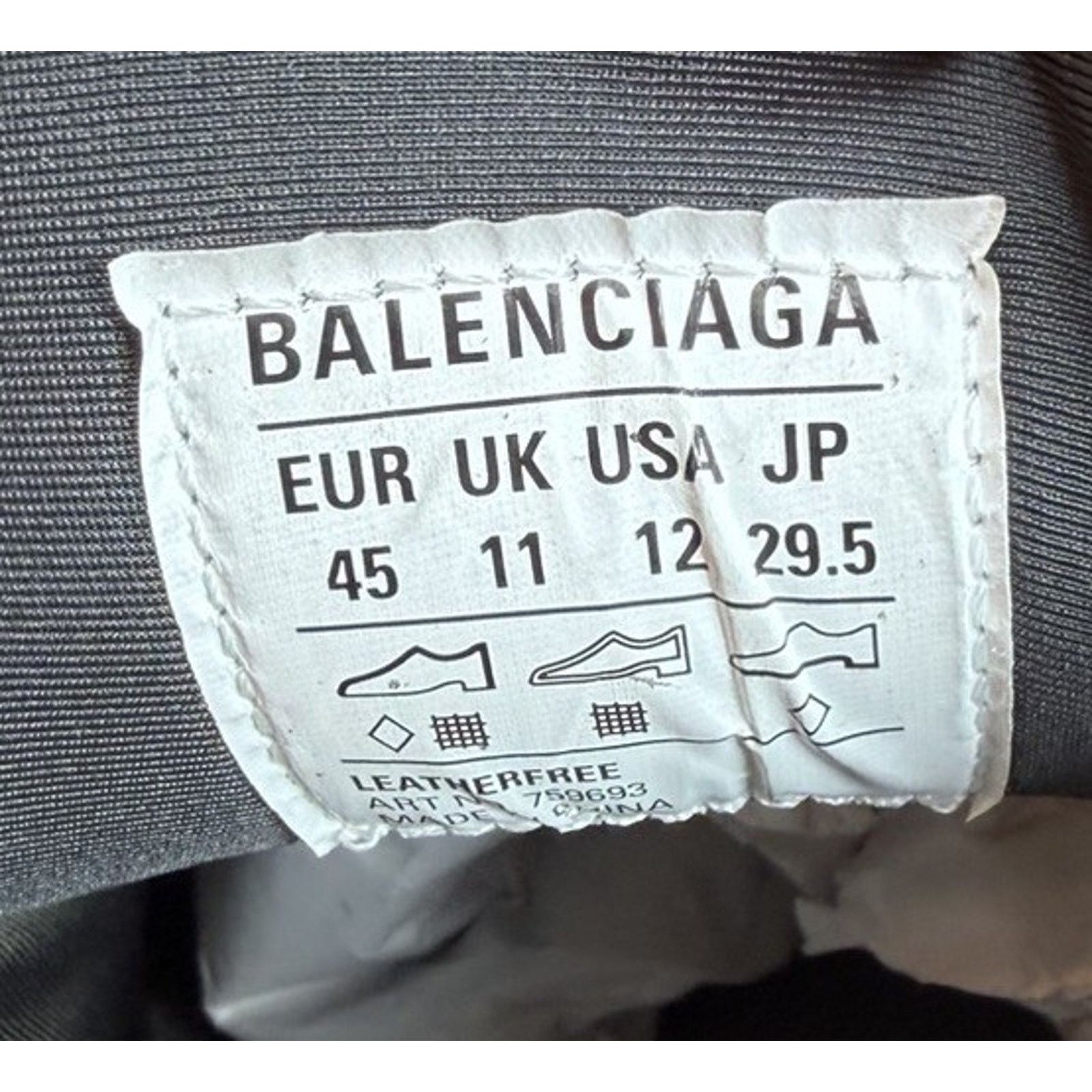 Balenciaga Size 45EU/12US - Balenciaga 3XL Black NEW/RETAIL $1,450! Size US 12 / EU 45 - 9 Thumbnail