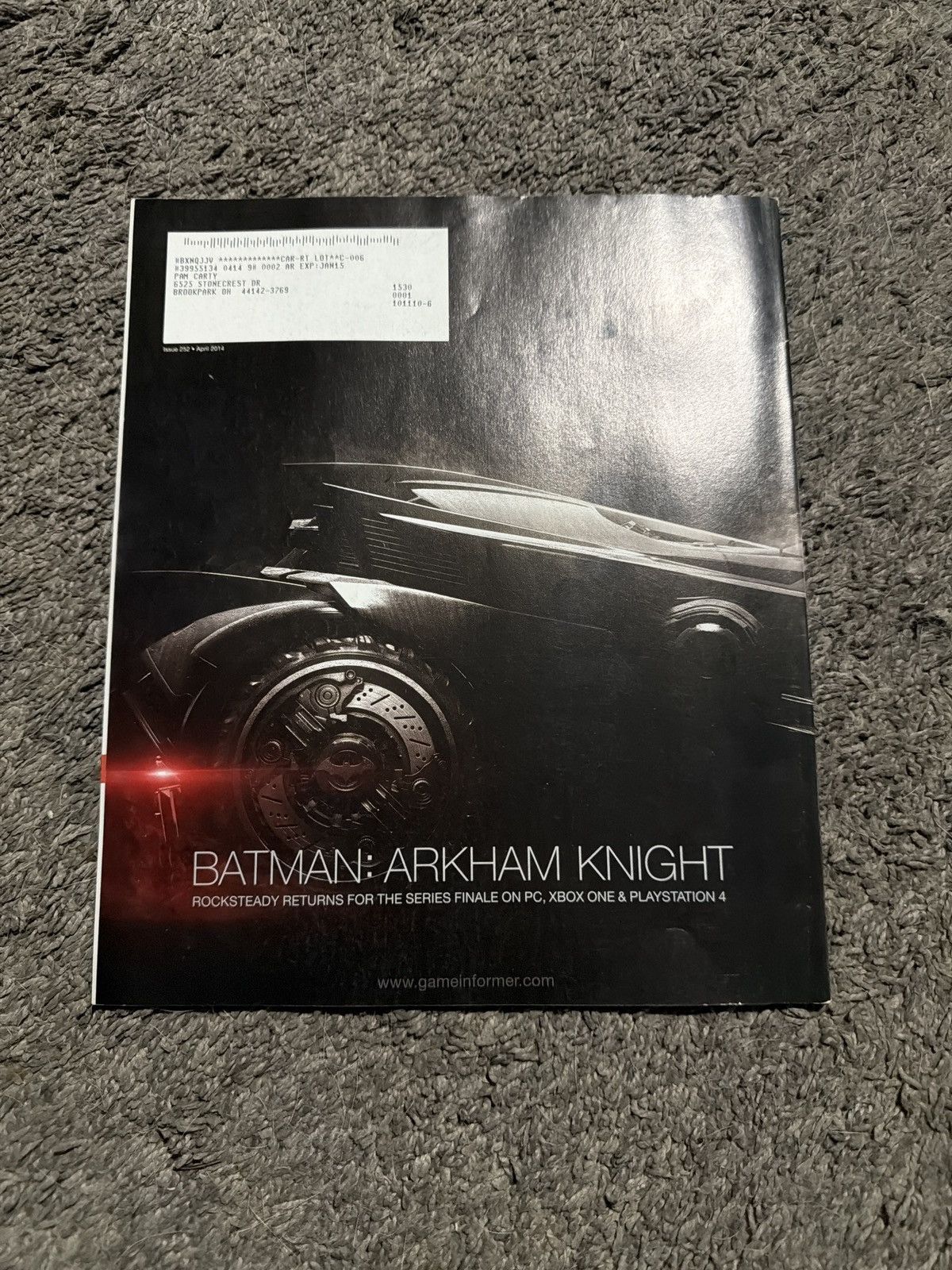 Hypebeast 2014 Game Informer Volume XXIV Number 4 Issue 252 Size ONE SIZE - 2 Thumbnail