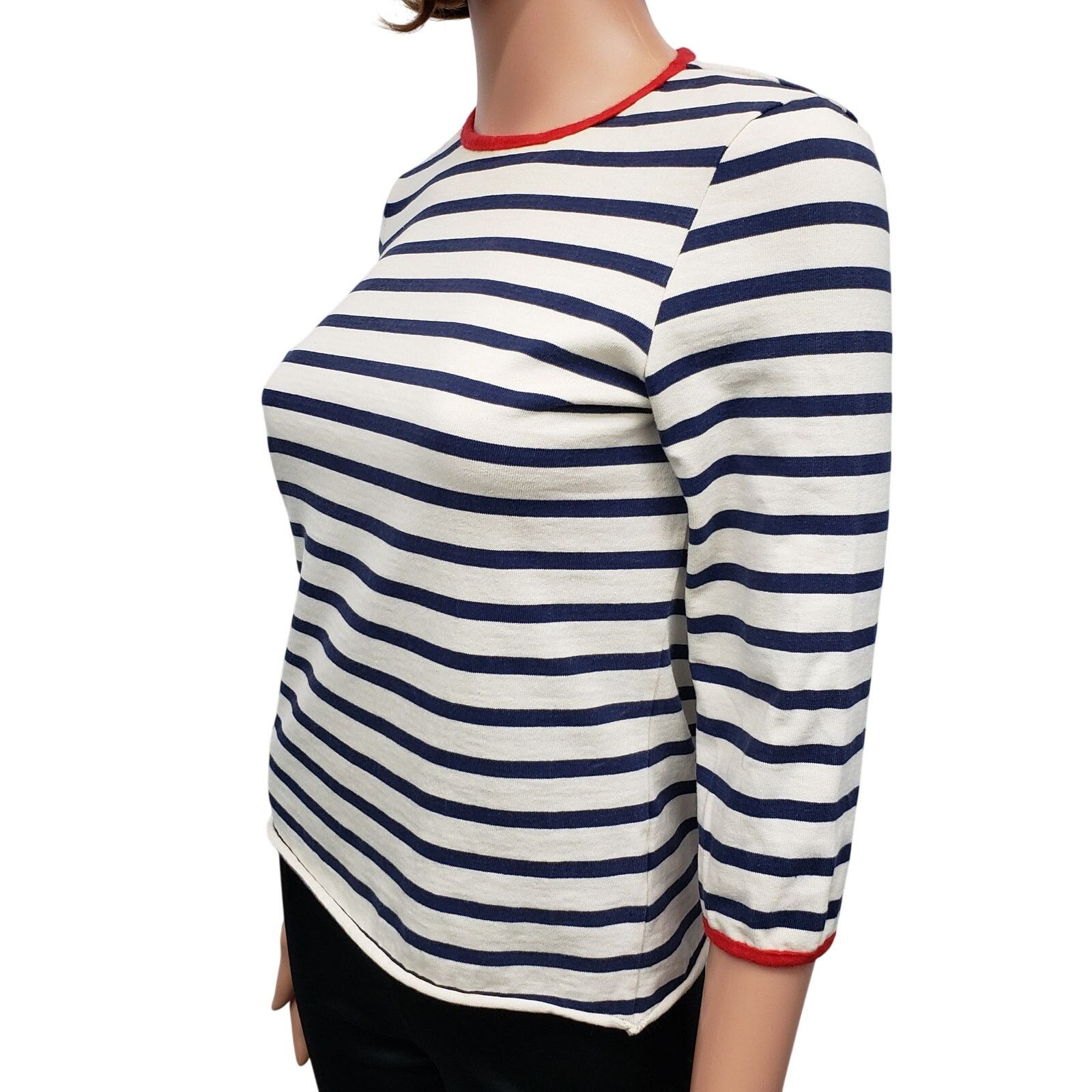 Marni MARNI Striped Top 3/4 Sleeve Made in Italy 42/ XXS / Girl Size XXS / US 00 / IT 34 - 6 Thumbnail