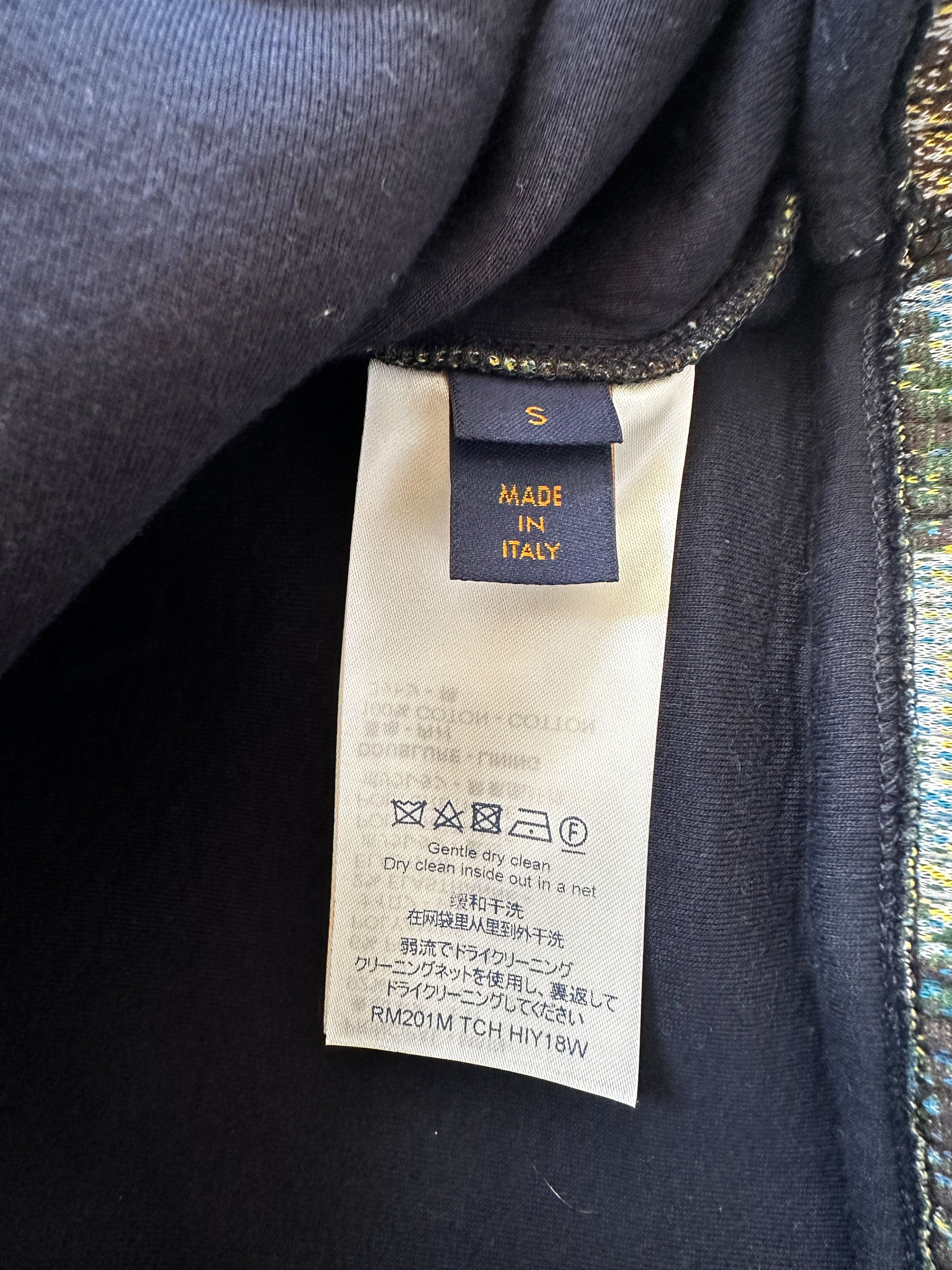 Louis Vuitton Blue Tapestry Print Hoodie Size US S / EU 44-46 / 1 - 5 Thumbnail