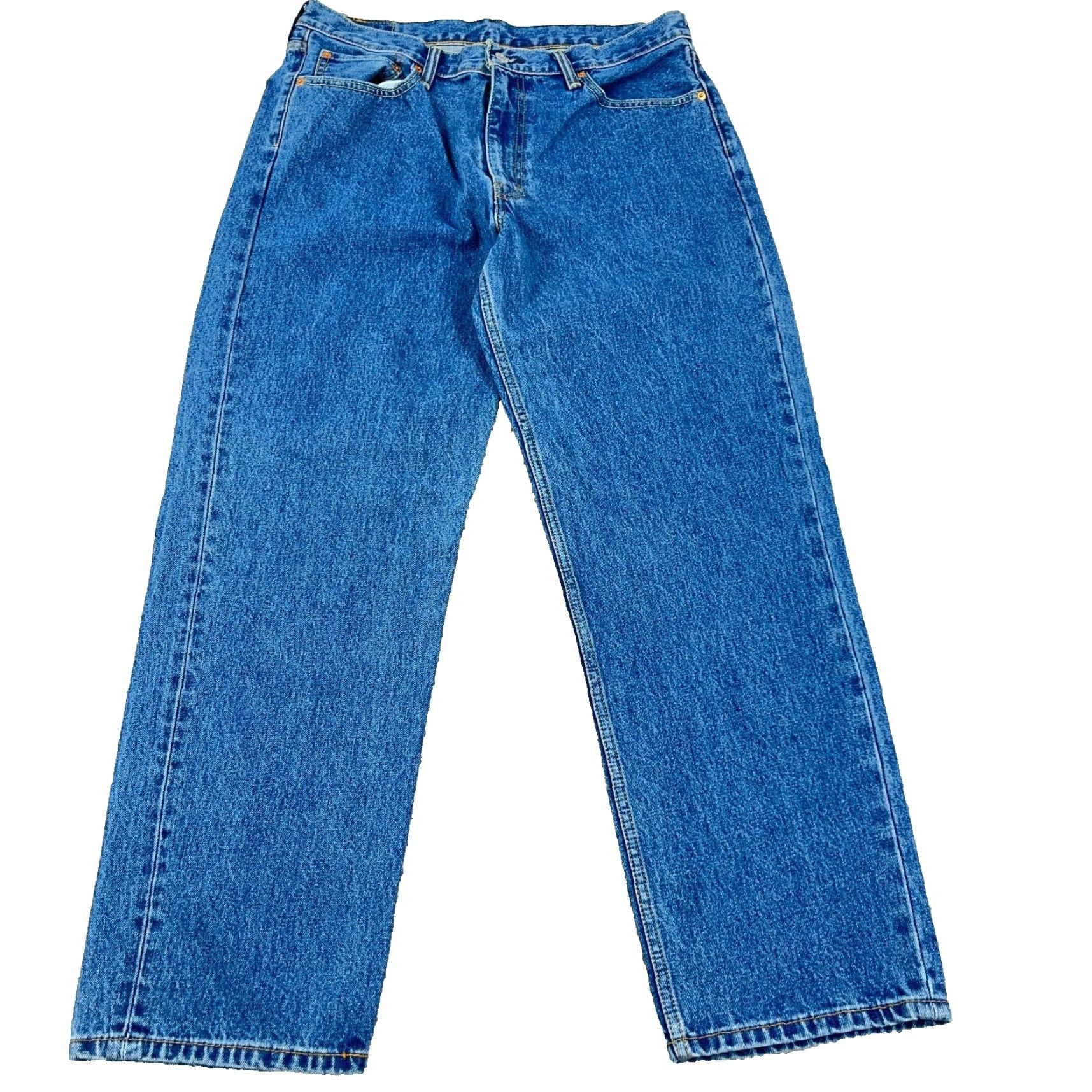 Levi's Levi's 550 Jeans Men 36x32 Relaxed Fit Straight Leg Denim Blue 5-Pocket American Classic 90s? Size US 36 / EU 52 - 3 Thumbnail