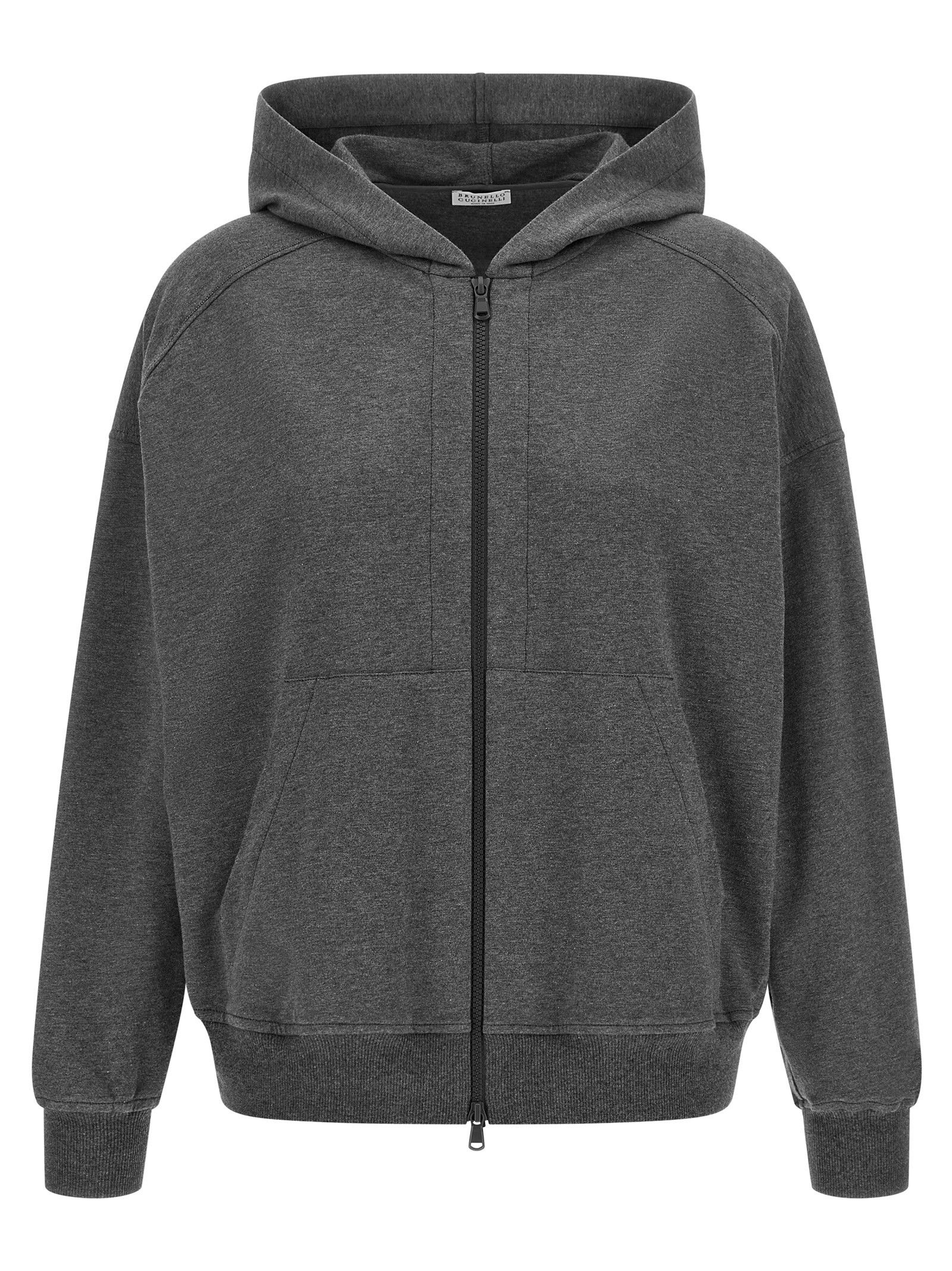 Brunello Cucinelli 'Shiny Trims' Hoodie Size S / US 4 / IT 40 - 1 Thumbnail