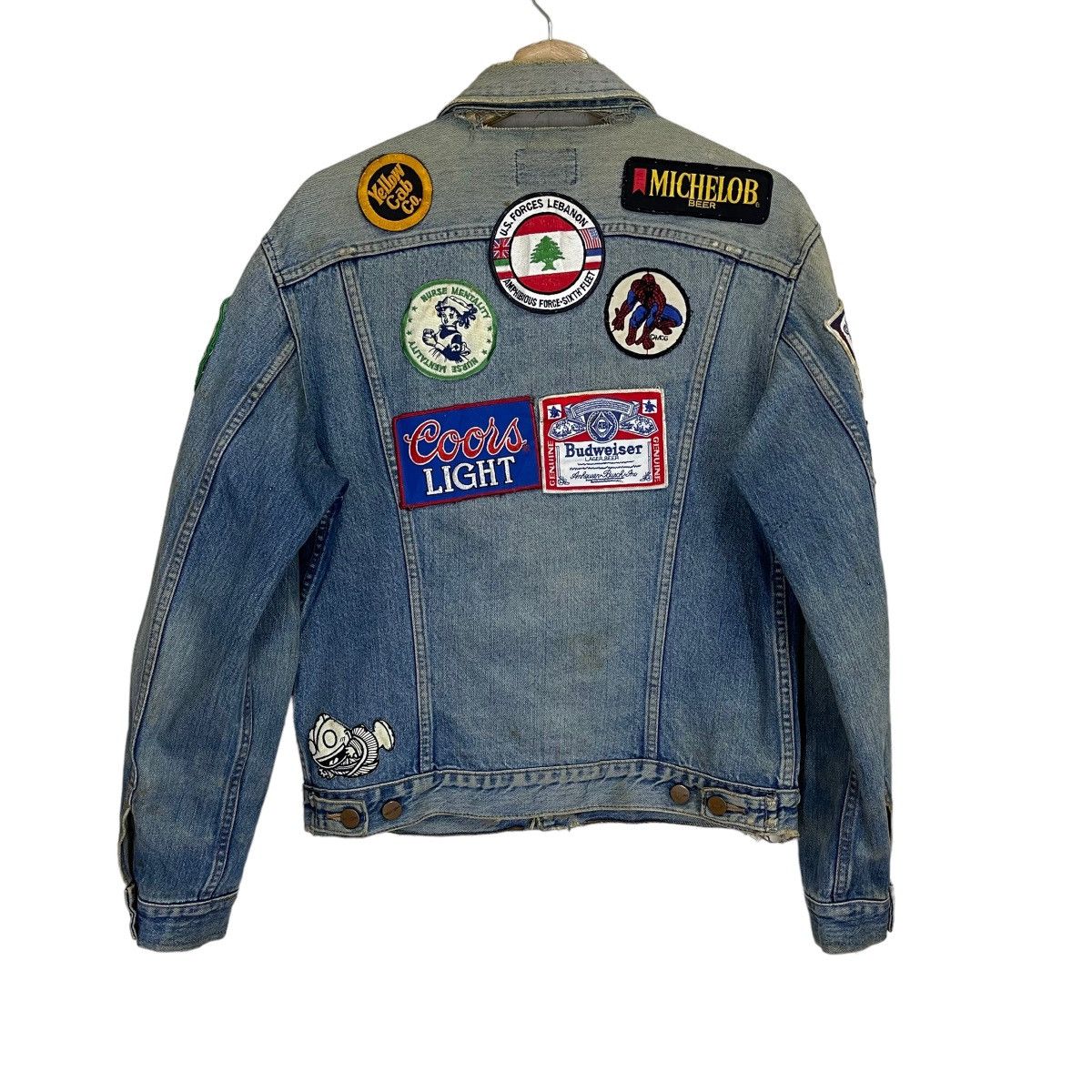 Wrangler Vintage Wrangler Pachwork Trucker Denim Jacket Size US M / EU 48-50 / 2 - 10 Thumbnail