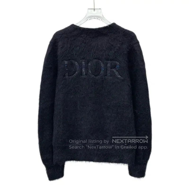 Dior Dior Black Mohair Men's Cardigan Sweater . Size US S / EU 44-46 / 1 - 2 Thumbnail