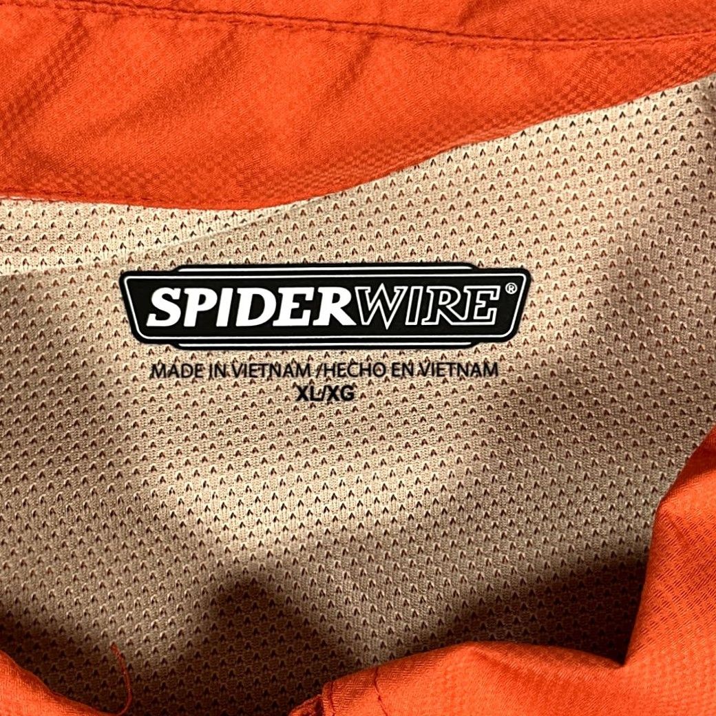 Vintage VINTAGE? SpiderWire Shirt Adult EXTRA LARGE Orange Shirt Orange? Size US XL / EU 56 / 4 - 4 Thumbnail