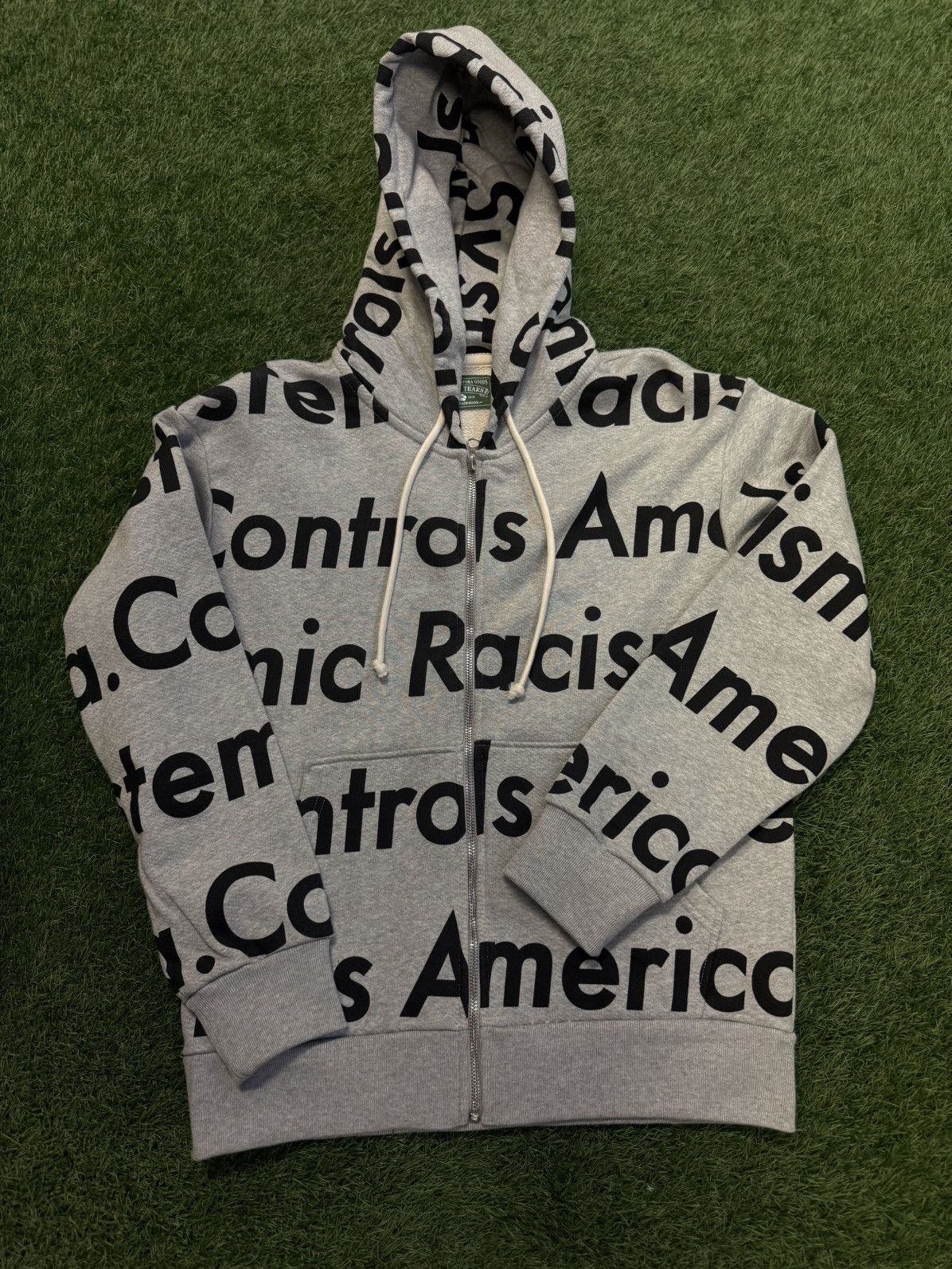 DENIM TEARS Denim Tears Systematic Racism Controls America Hoodie Small Size US S / EU 44-46 / 1 - 1 Thumbnail
