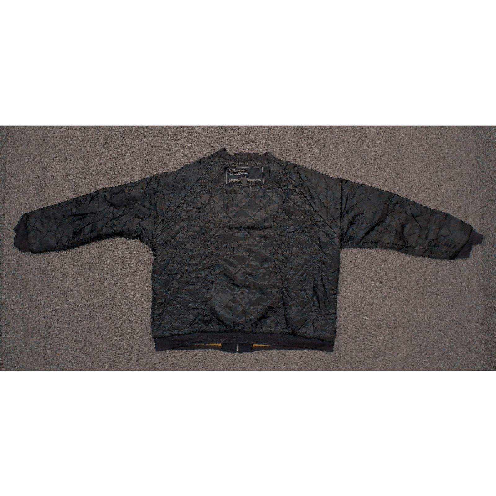 Ralph Lauren Ralph Lauren 90s USA Patch Oversized Wool Varsity Jacket Size US XXL / EU 58 / 5 - 8 Thumbnail