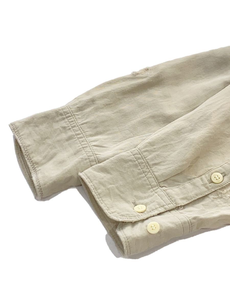 Visvim Visvim Rayon Long Sleeve Shirt Beige Size US S / EU 44-46 / 1 - 5 Thumbnail