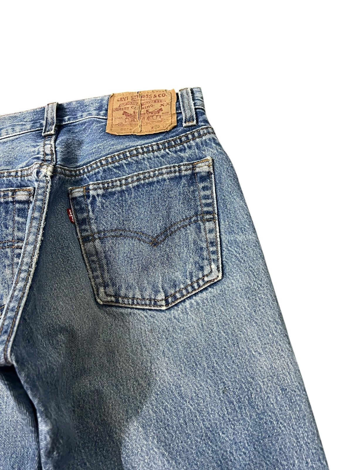 Levi's 80’s Levi’s 501xx Distress Faded Jean Size US 27 - 13 Thumbnail