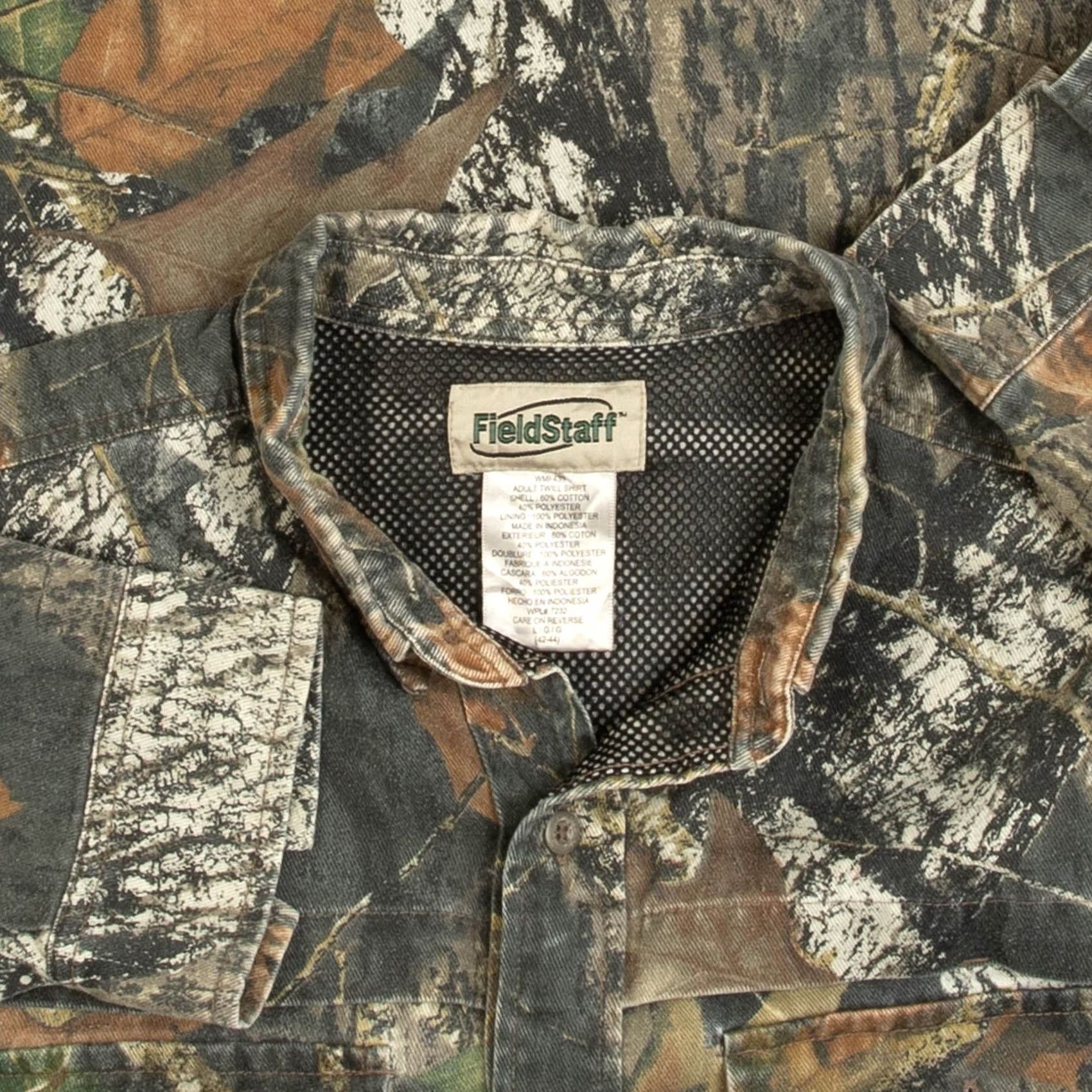 Vintage VINTAGE Mens Real Tree Camo Shirt Large Brown 1990s Camouflage Size US L / EU 52-54 / 3 - 6 Thumbnail