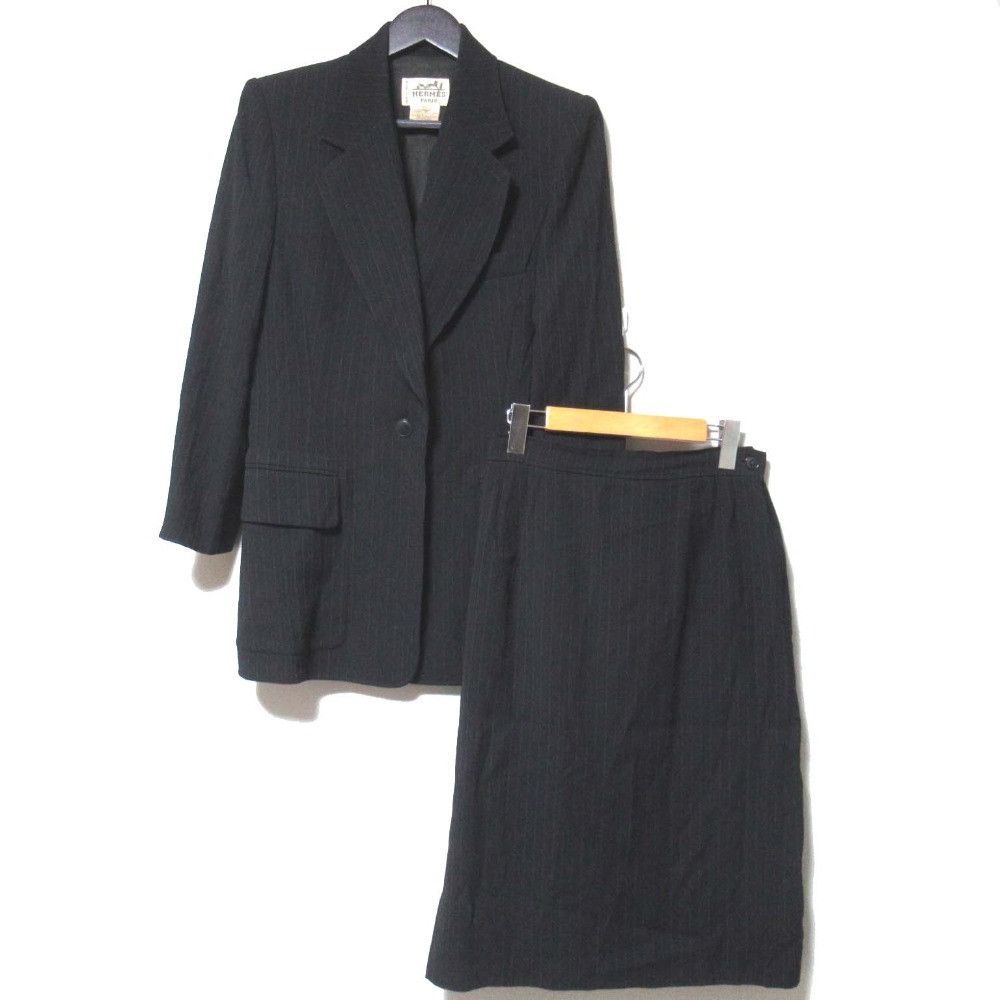 Hermes Hermes Hermes Pinstripe Wool Suit Set Others Suits DUTY FREE for USA Size ONE SIZE - 1 Thumbnail