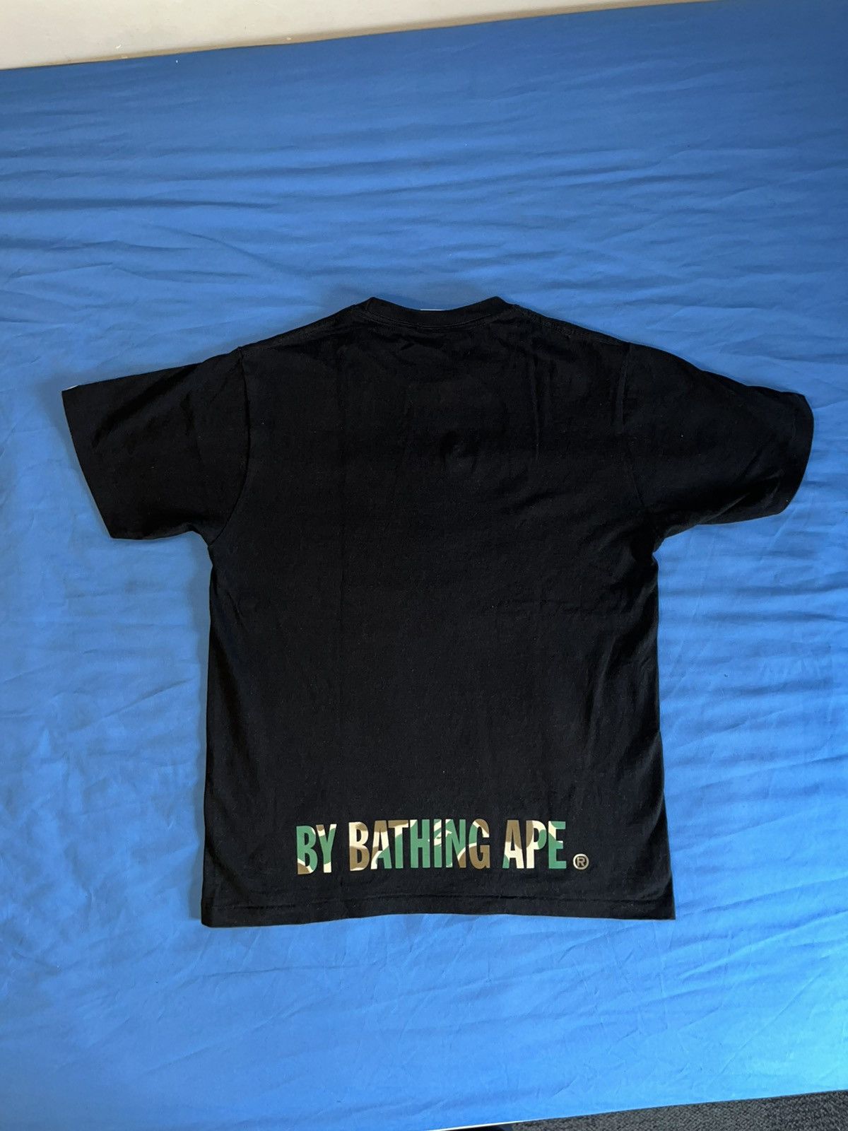 Bape Liquid Camo Ape Sta Tee shirt Black/Olive A Bathing Ape BAPE Size US M / EU 48-50 / 2 - 2 Thumbnail