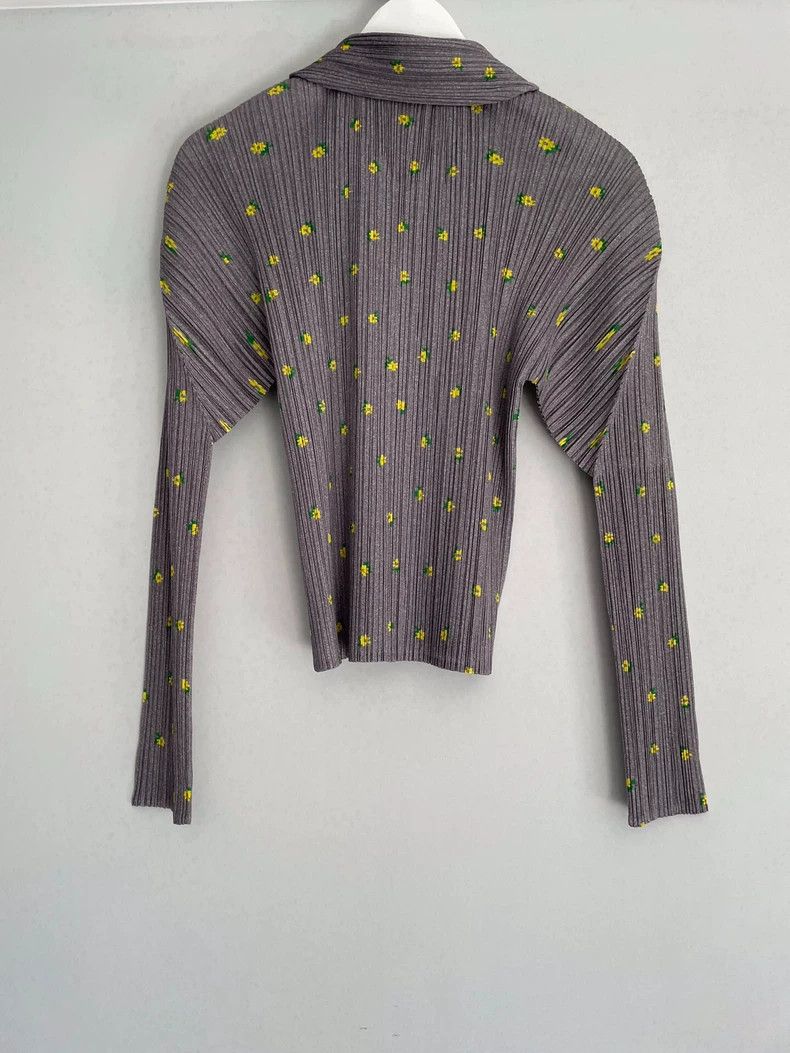 Issey Miyake Issey Miyake size:3 A long-sleeved cardigan with grey retr Size M / US 6-8 / IT 42-44 - 4 Thumbnail