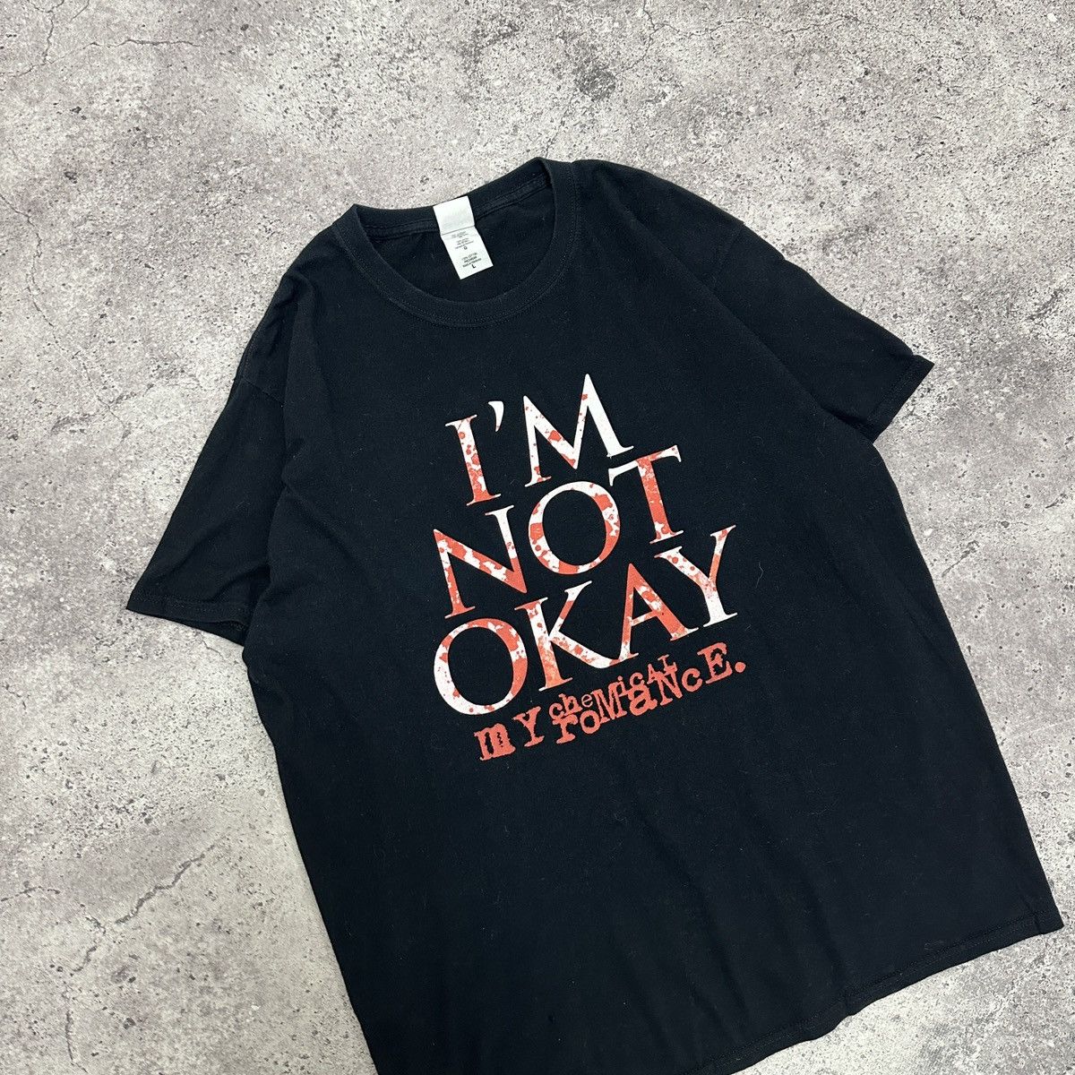 My Chemical Romance Vintage 00s My Chemical Romance I’m Not Okay tee MCR y2k og Size US L / EU 52-54 / 3 - 3 Thumbnail