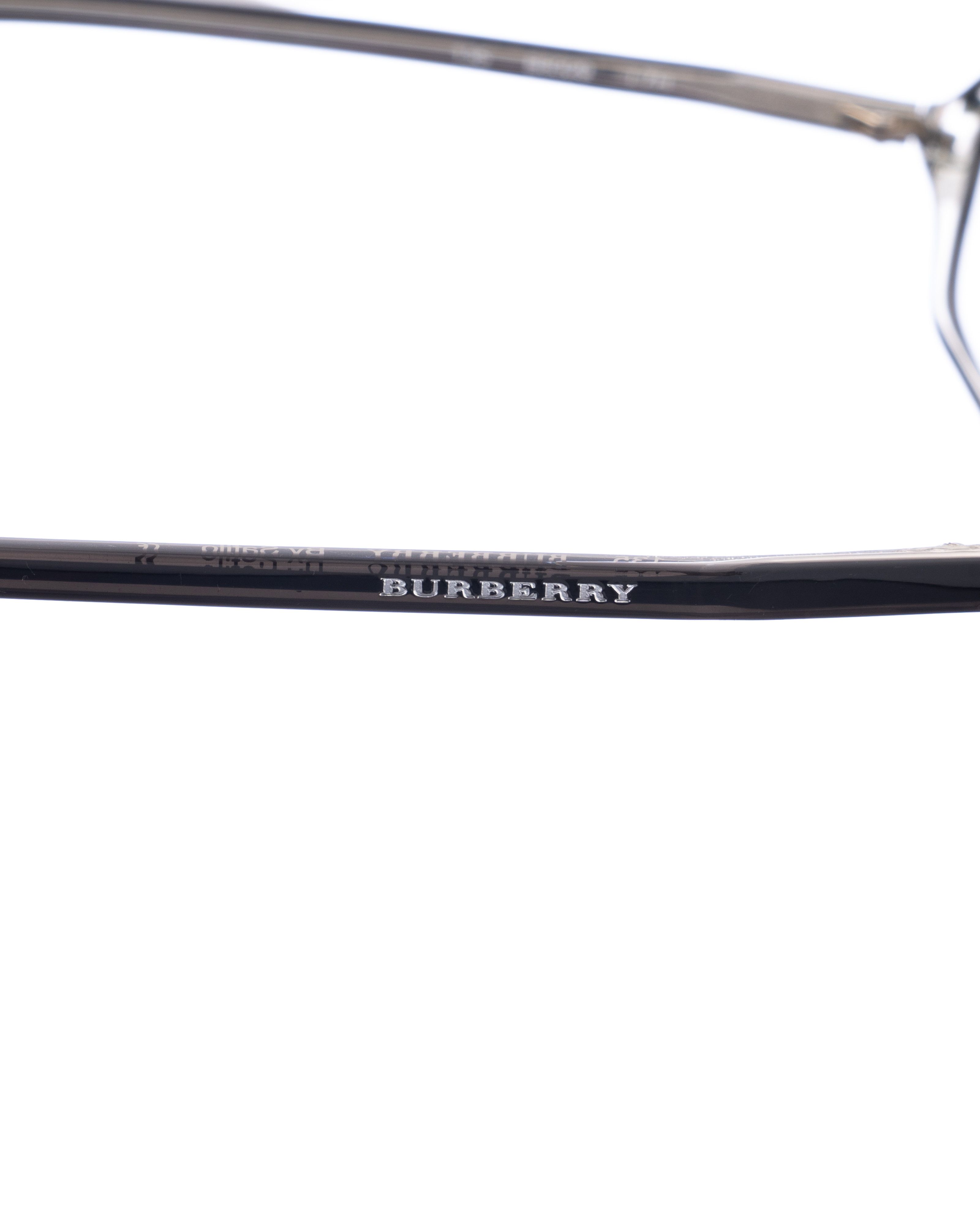 Burberry Burberry 00s Black and Clear Mini Glasses Size ONE SIZE - 3 Thumbnail