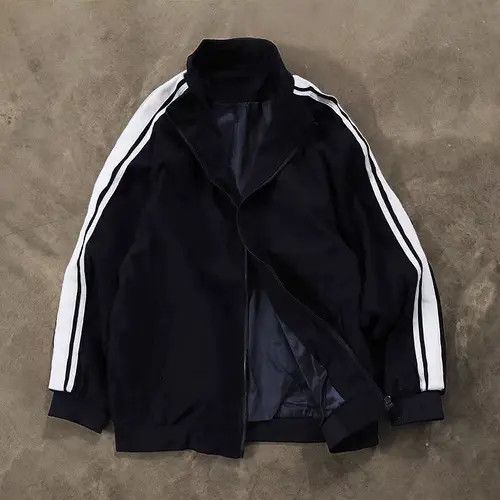 Japanese Brand Street Vintage Striped Loose Casual XL Jacket Coat Size US XL / EU 56 / 4 - 7 Thumbnail