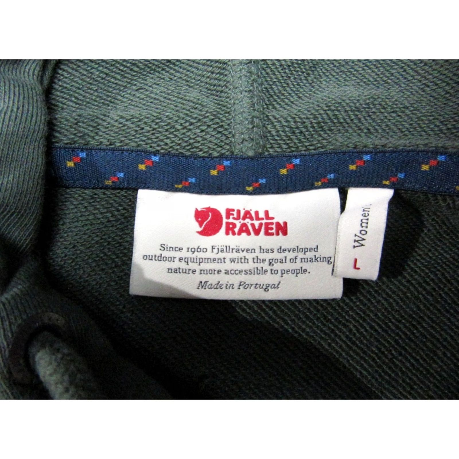 Vintage Fjallraven Hoodie Womens Large Green Vardag Patch Logo Outdoor Hiking Casual Pullover Fleece Size L / US 10 / IT 46 - 3 Thumbnail