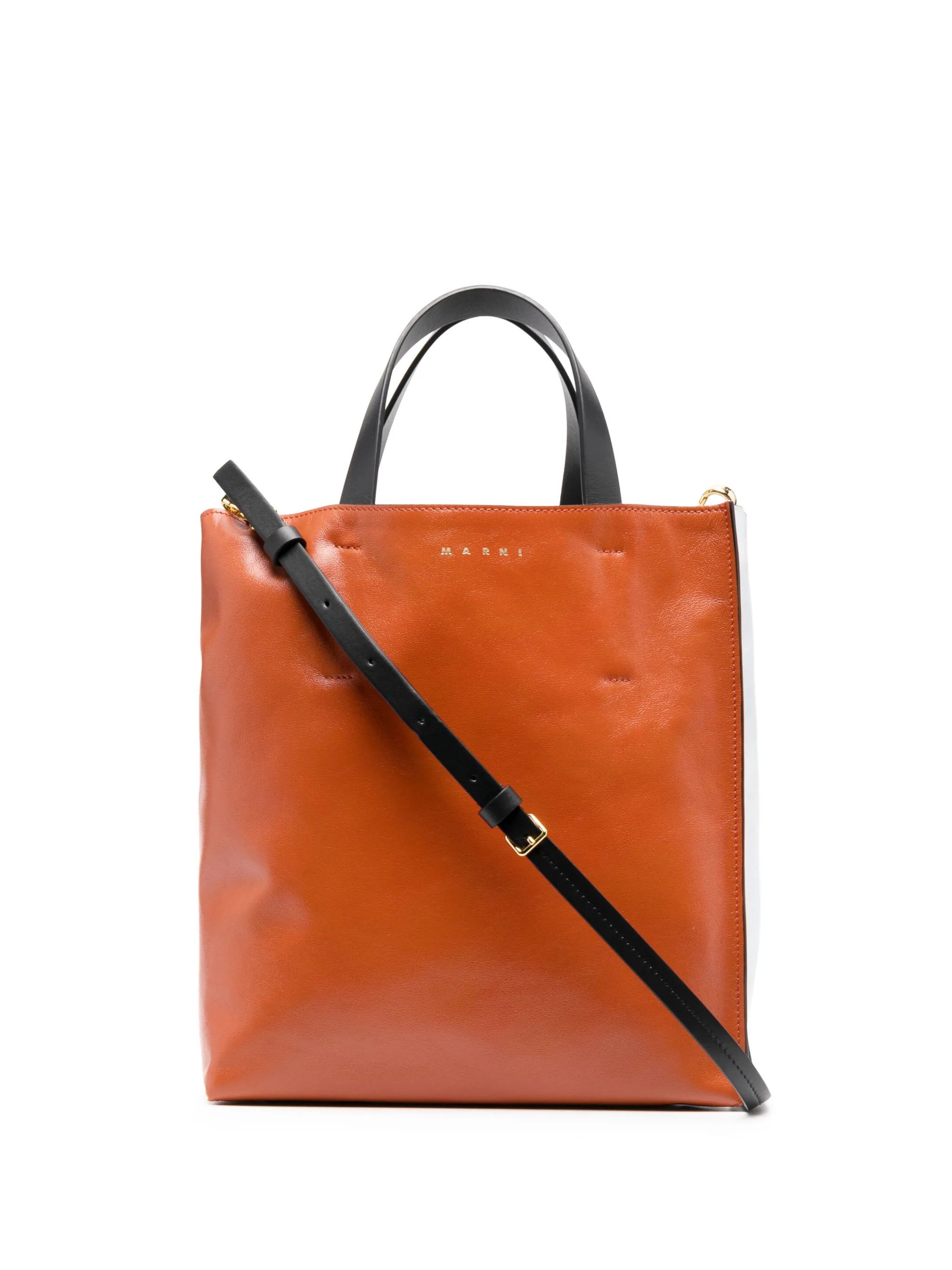 Marni o1f1d3z0525 Size: OS / Museuo Tote Bag in Burnt Orange Size ONE SIZE - 1 Thumbnail