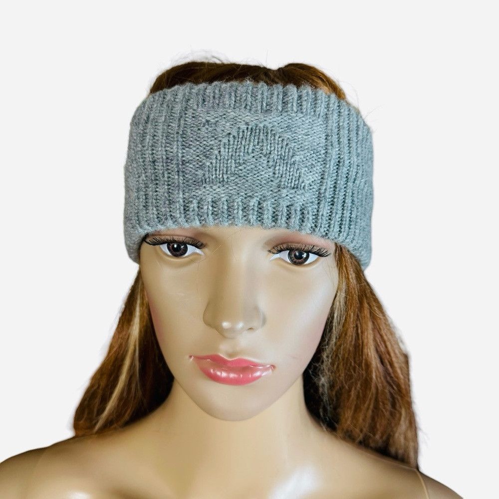 Vince Vince Wool Knit Grey Headband Size ONE SIZE - 1 Thumbnail