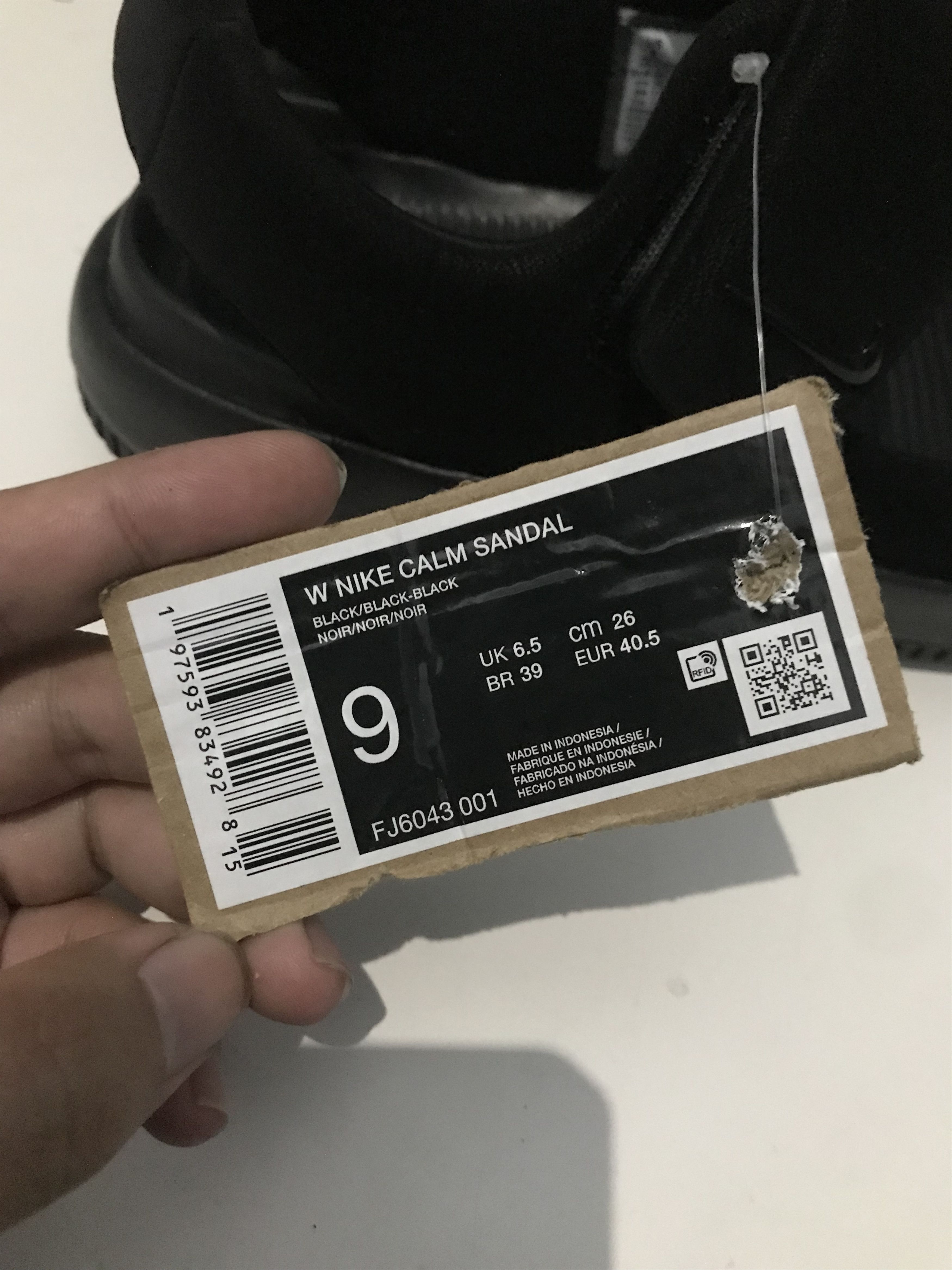 Nike Nike Calm Sandals Black velvet colorway Bnwt New Size 39 Size US 6.5 / EU 39-40 - 12 Thumbnail