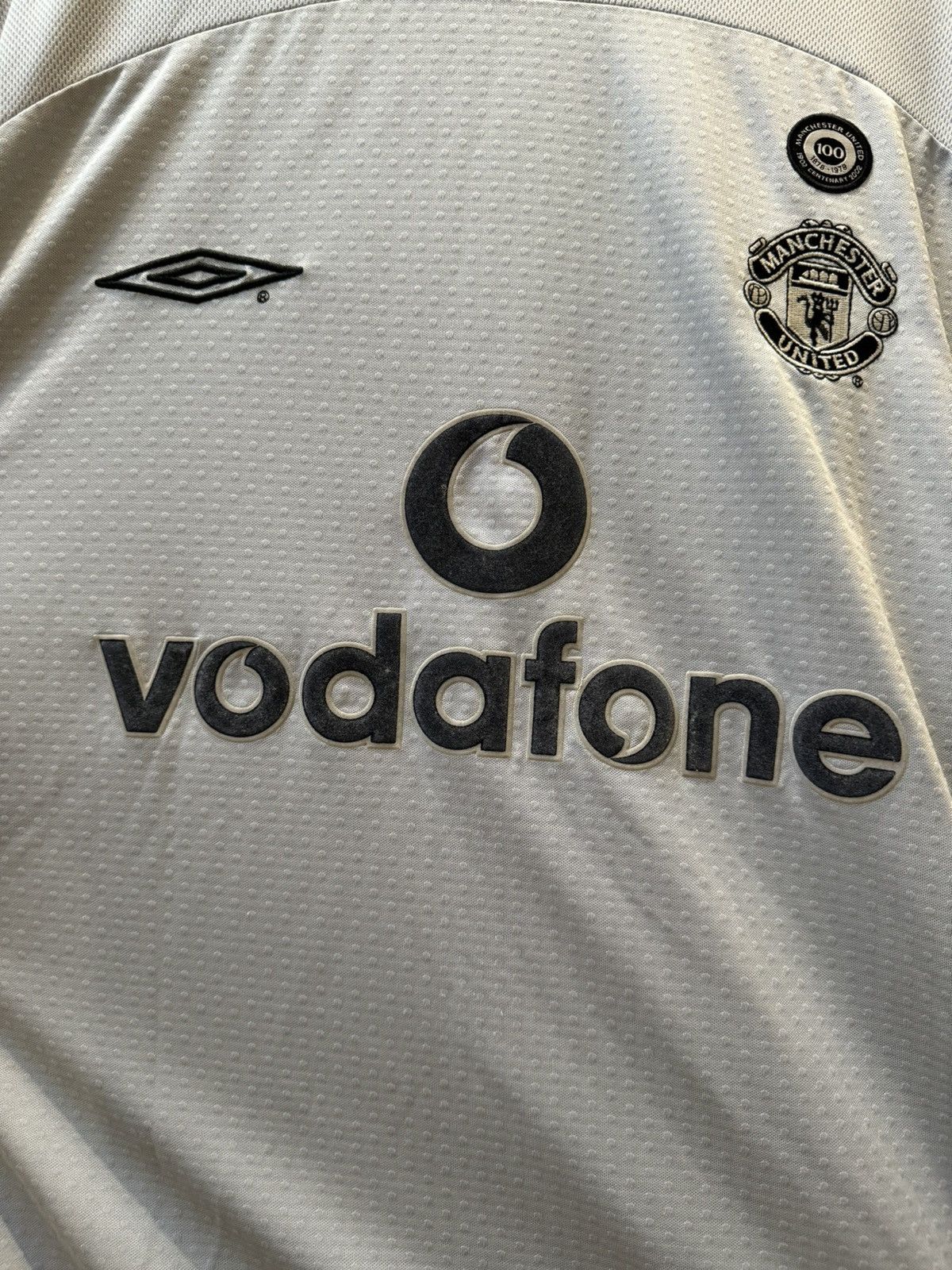 Umbro × Vintage MANCHESTER UNITED 2001 - 2002 CENTENARY GOALKEEPER SHIRT Size US L / EU 52-54 / 3 - 2 Thumbnail