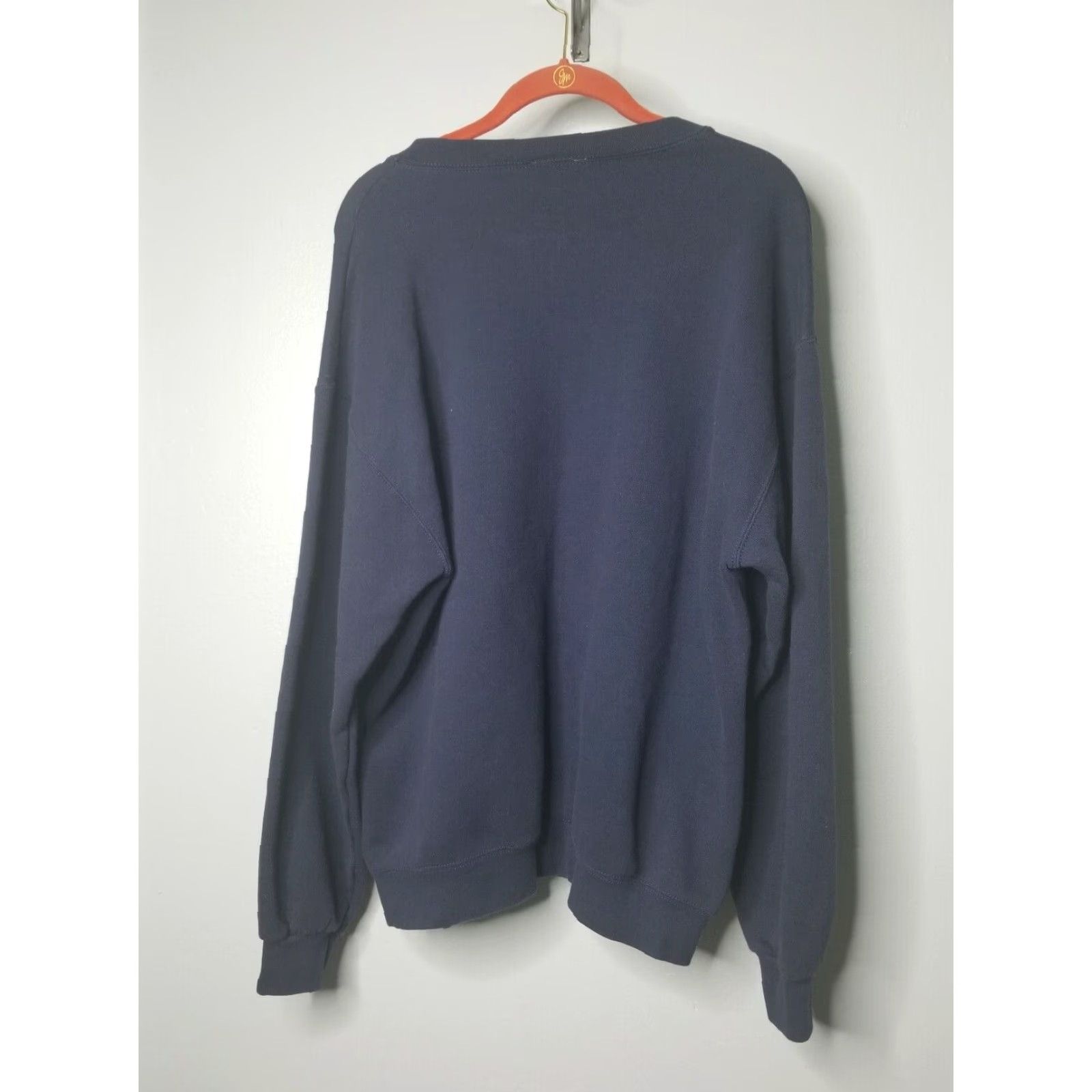 Vintage VINTAGE Cadre Athletic Bald Eagle Wilderness Pullover Sweatshirt Mens L Blue 1990s Sweatshirt Mens Size US L / EU 52-54 / 3 - 4 Thumbnail